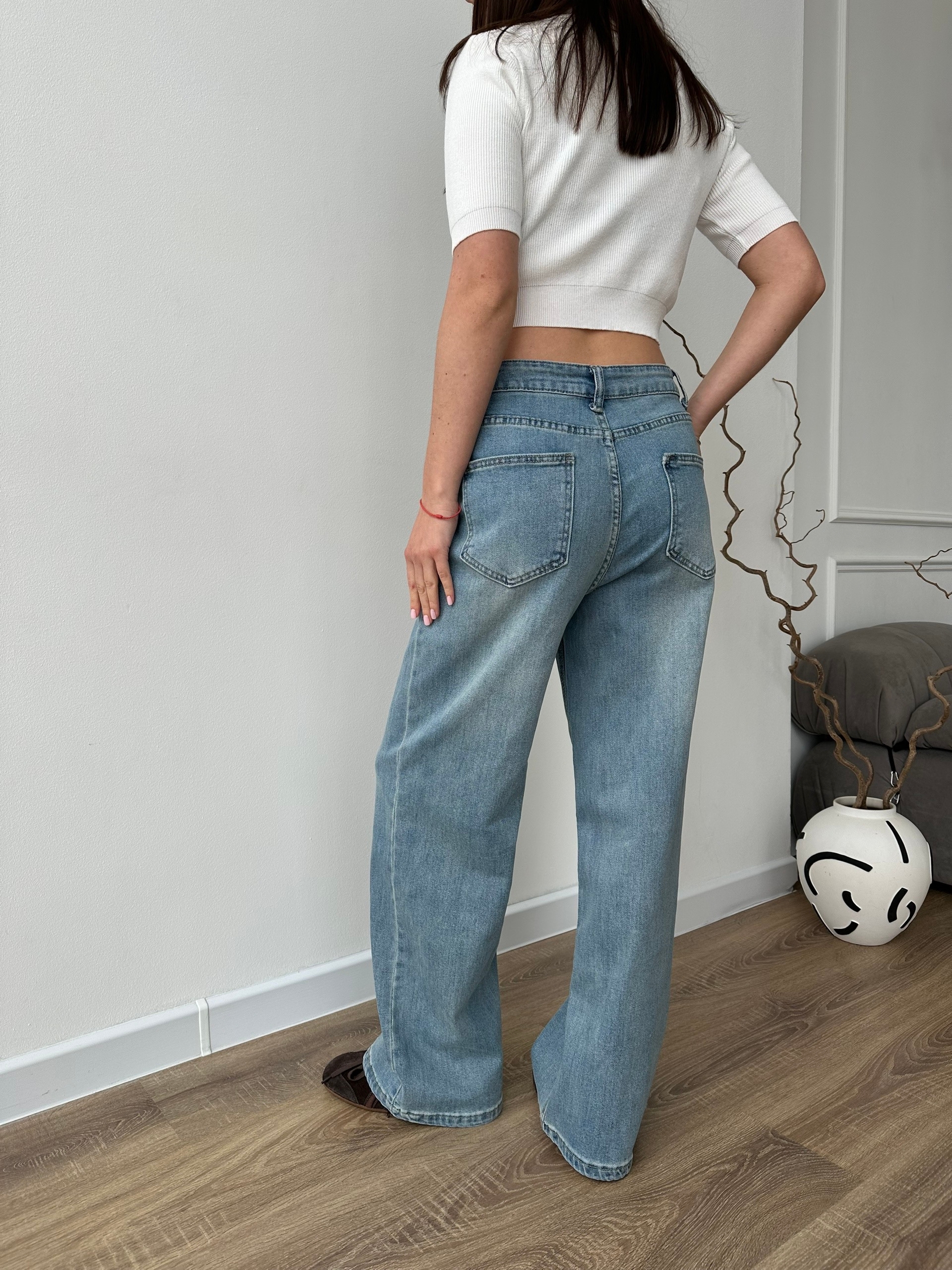 Джинсы YJY 9650  прямые