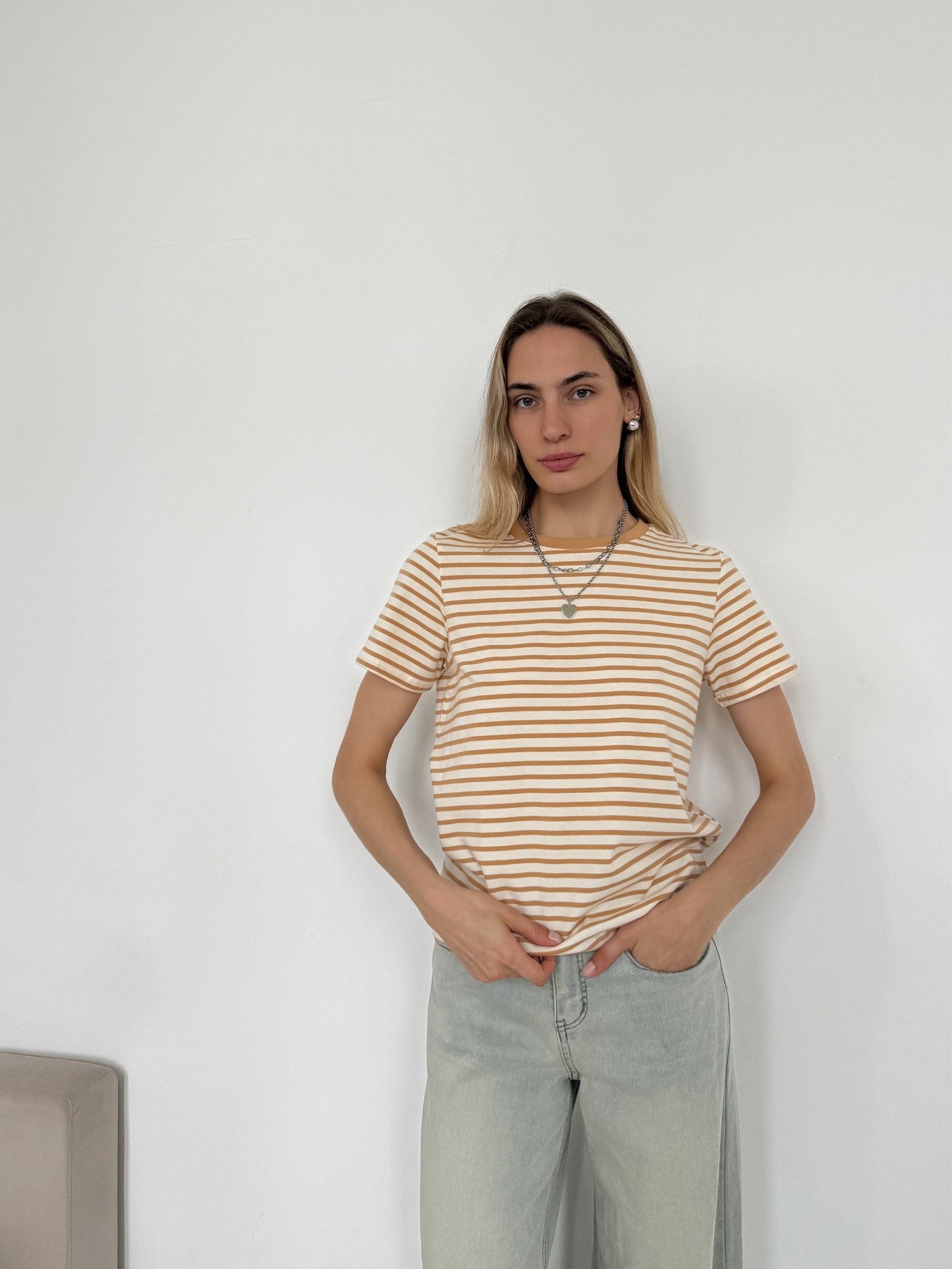 Футболка A.Studio 8355 в полоску