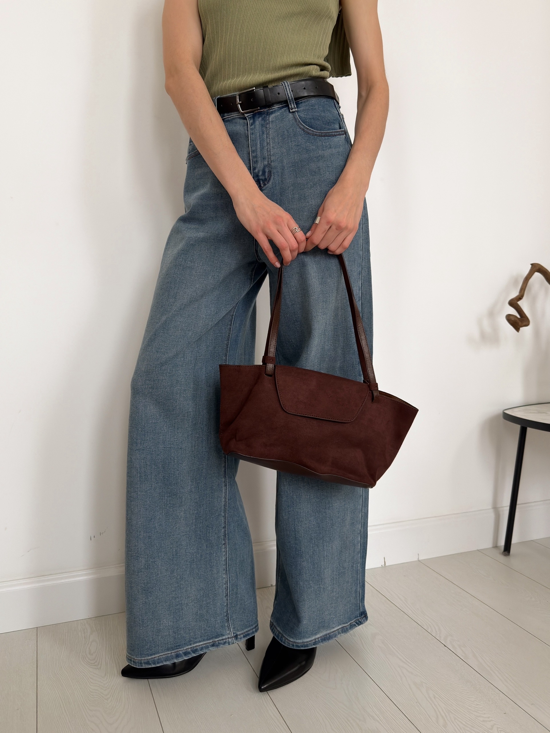 Сумка A257 замша