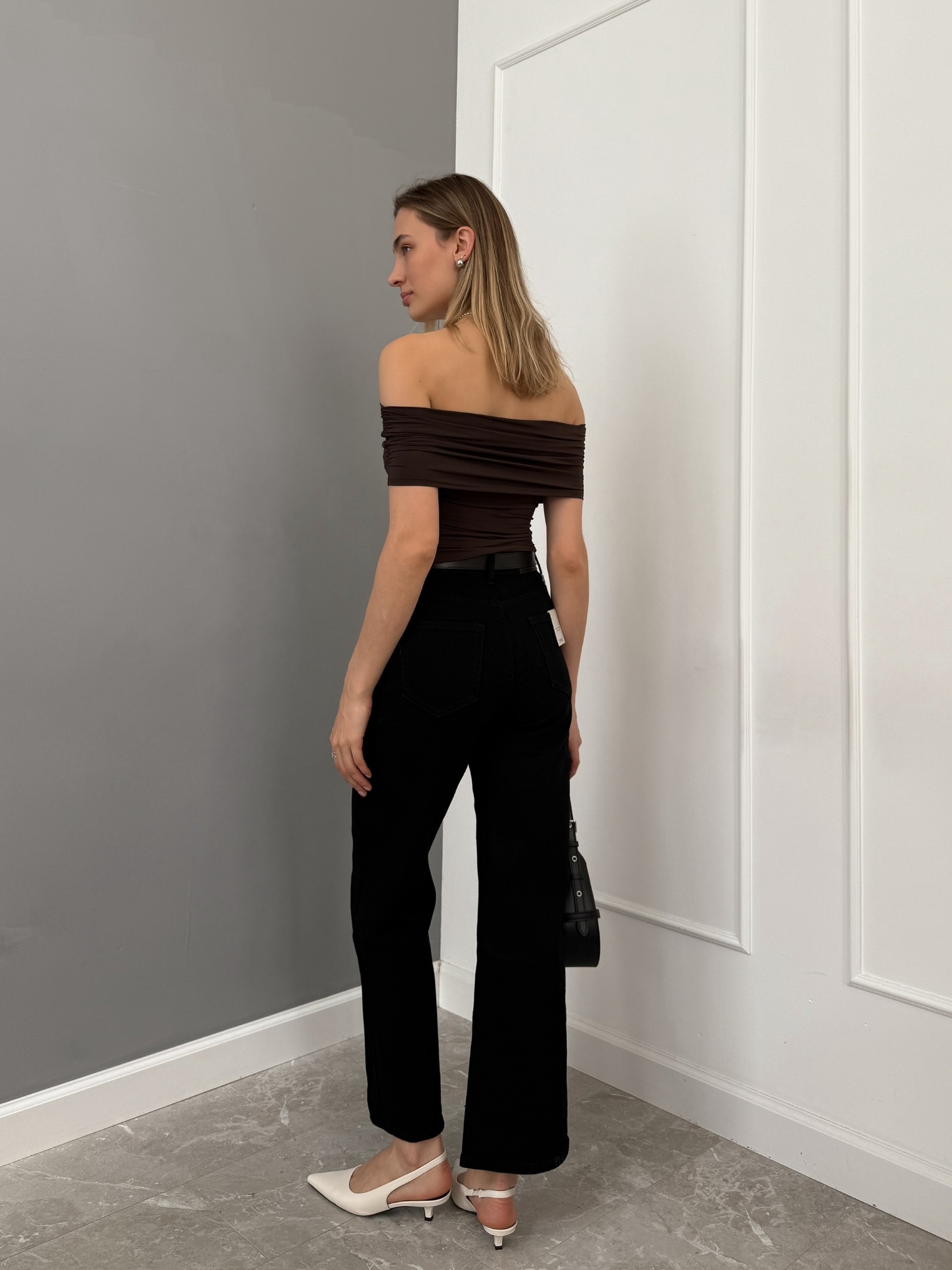 Джинсы Praisejeans F6147J прямые черные