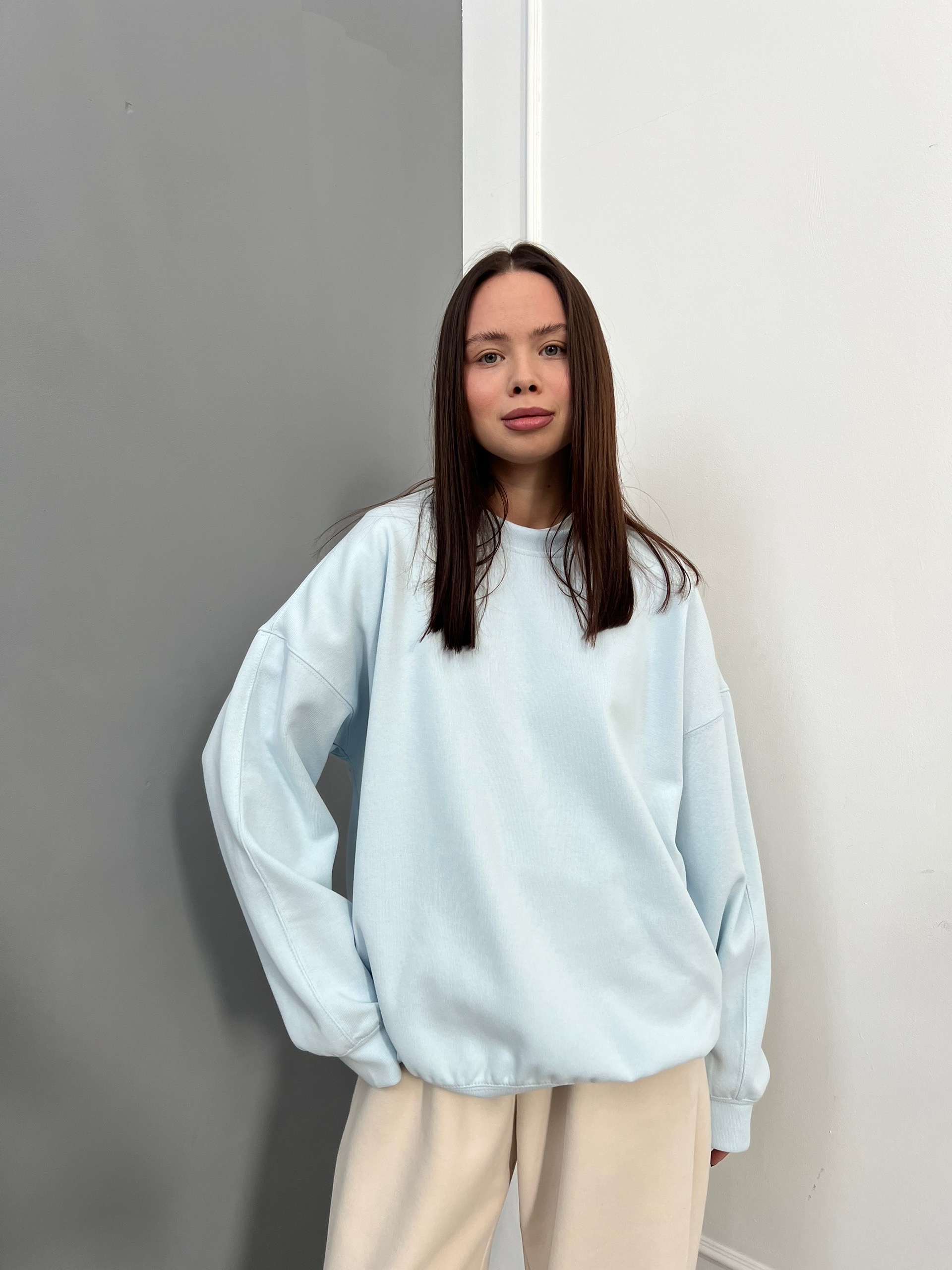 Свитшот NJ 329 однотон