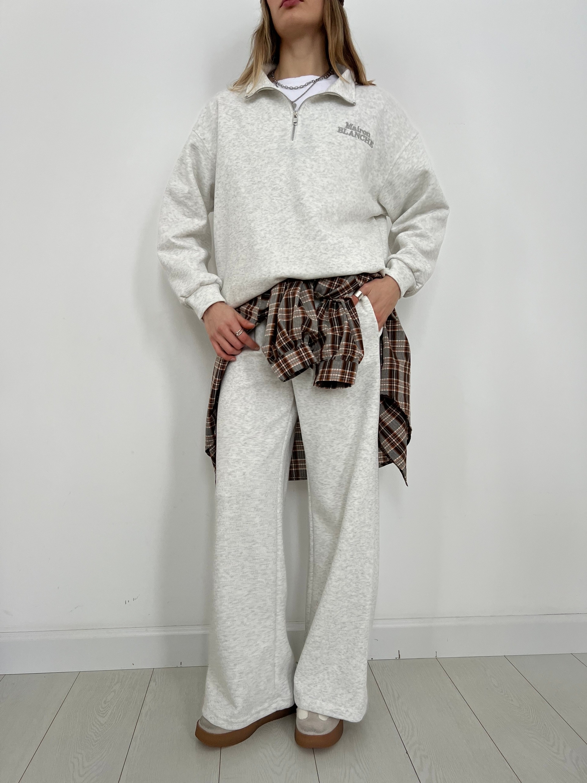 Костюм Korea 1777 Mairon Blanche свитшот+джогеры