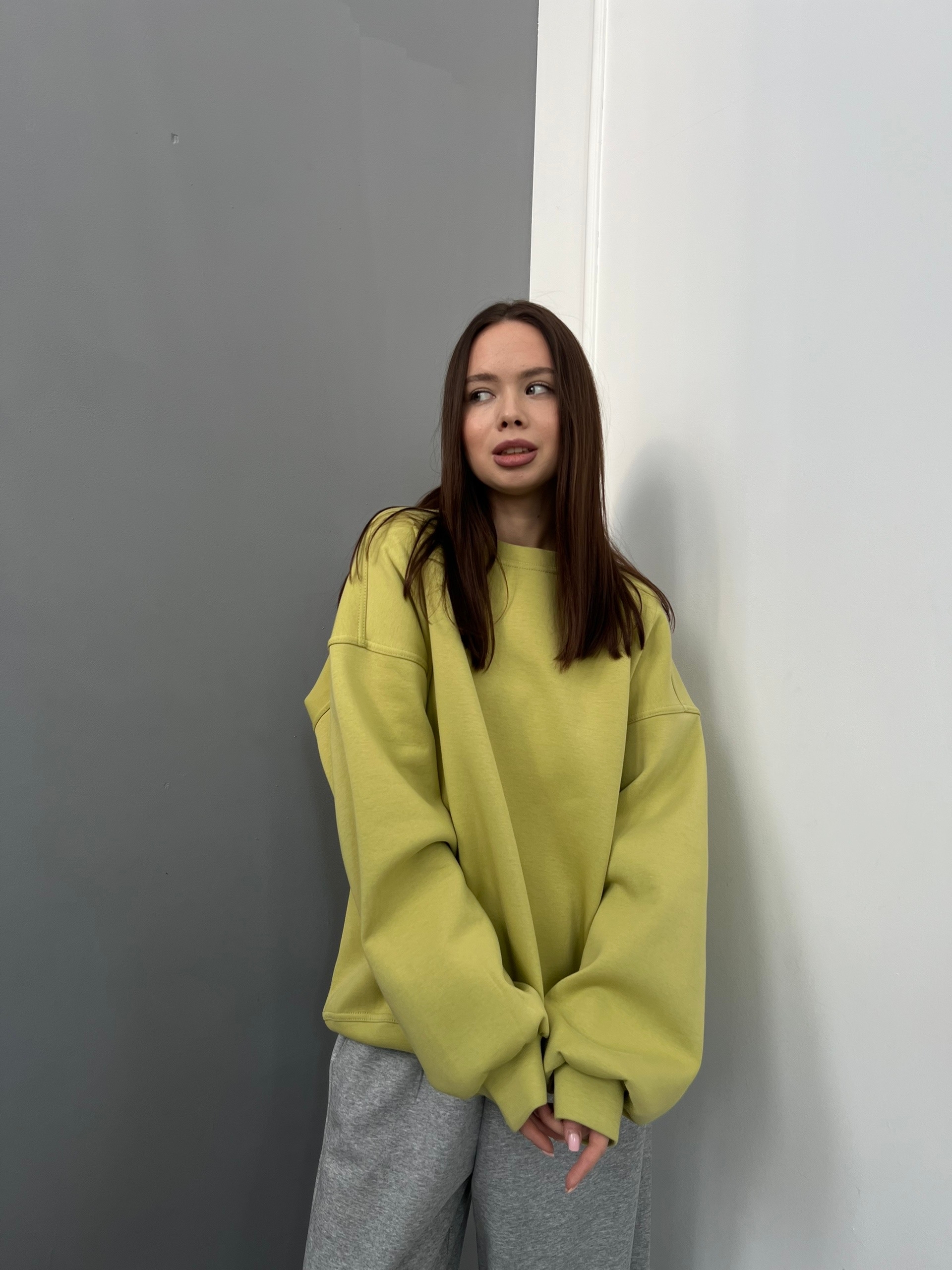 Свитшот W 9524 однотон