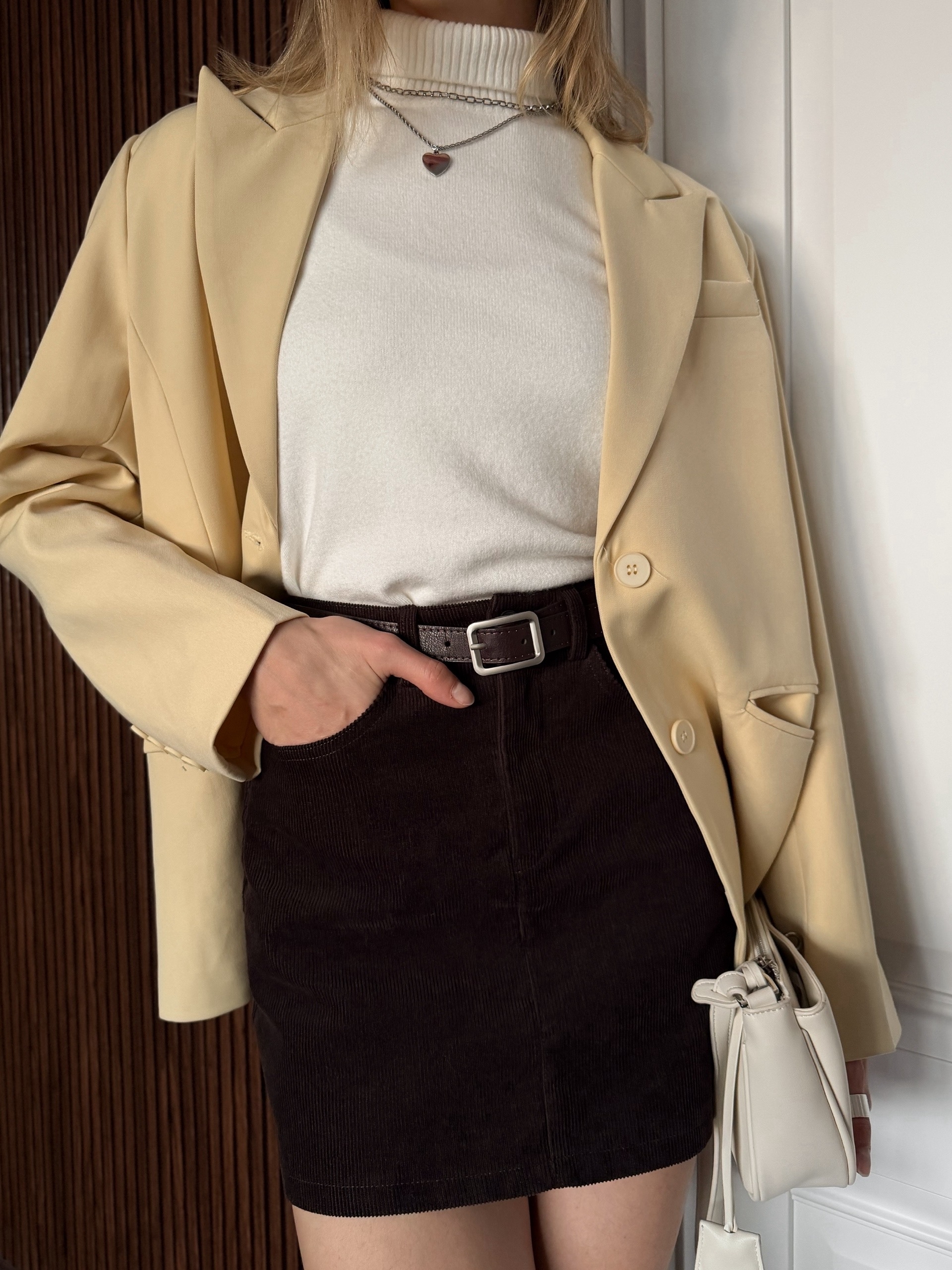 Юбка HANXI 8021 вельветовая