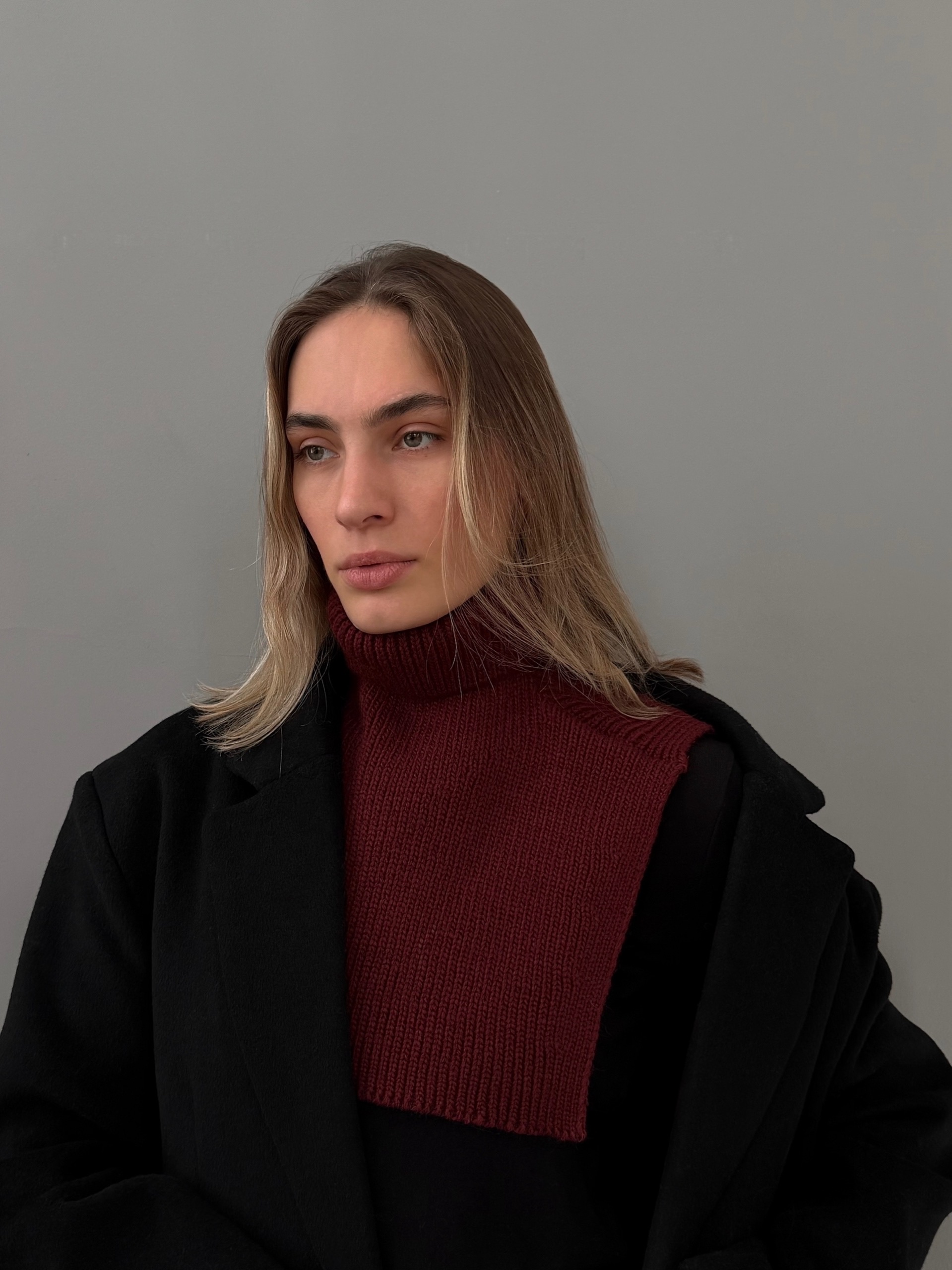 Манишка ALISARAMS в рубчик
