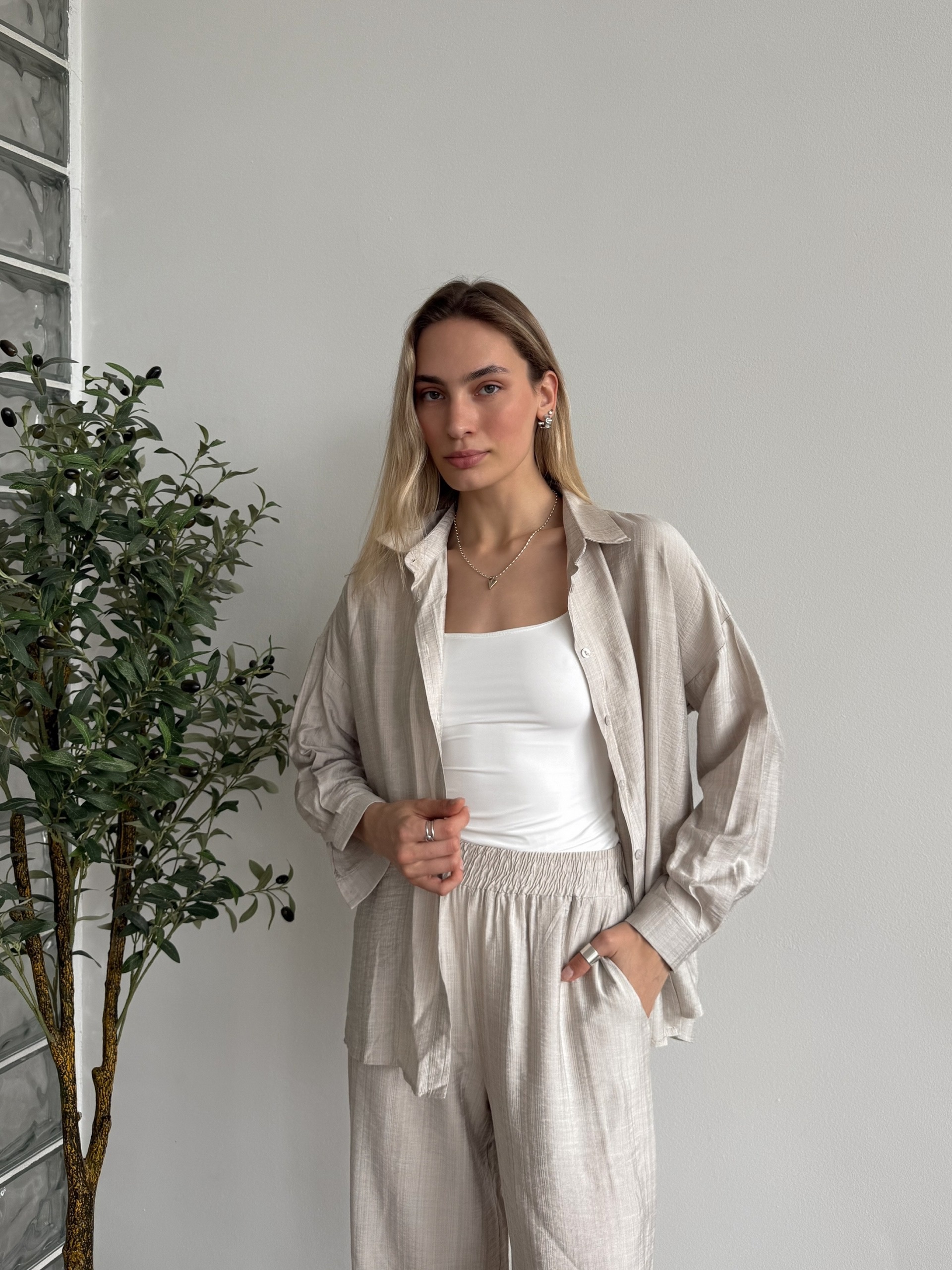 Костюм Dress Code 820 рубашка+кюлоты