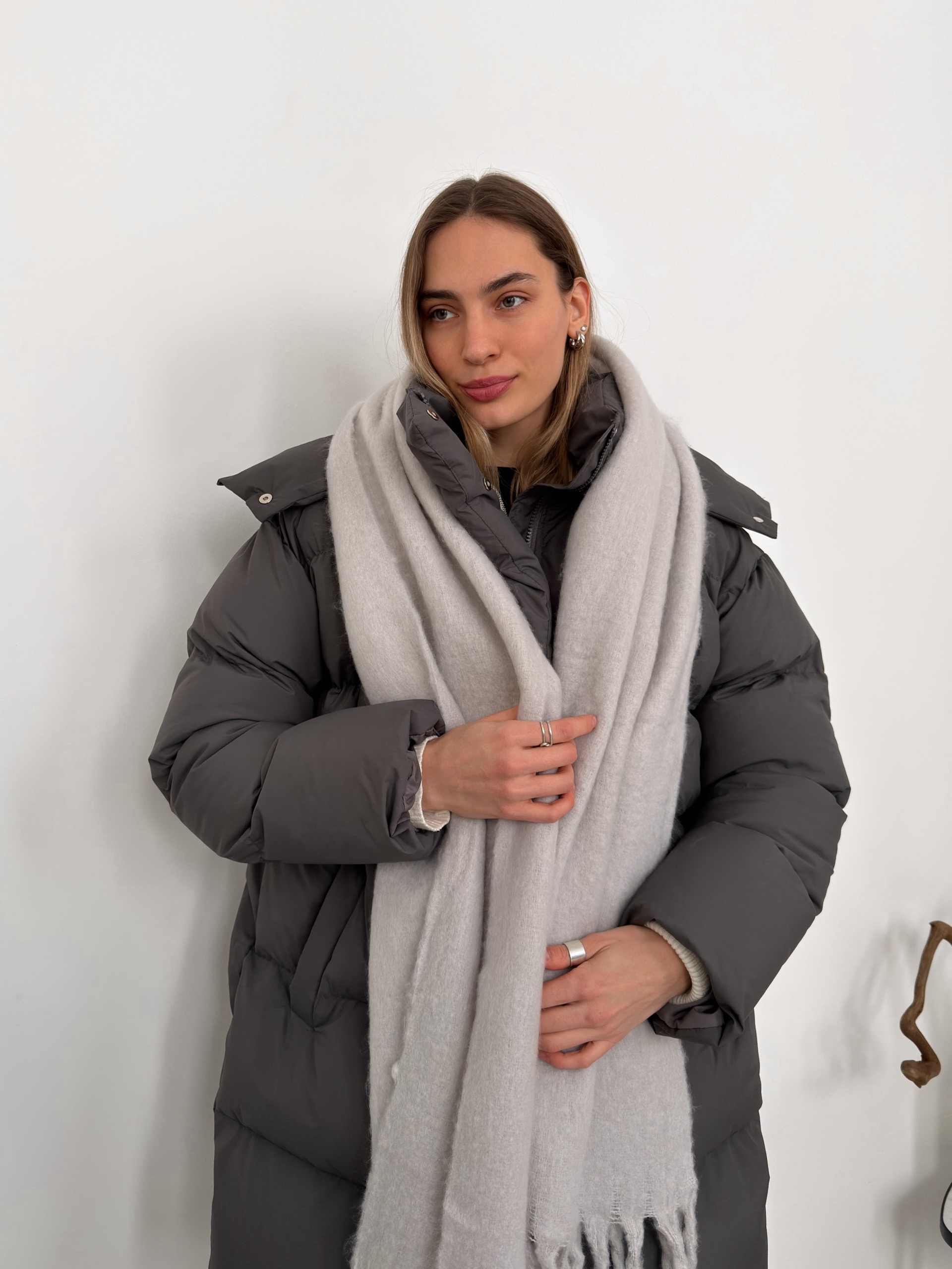 Шарф 1095 LS однотон