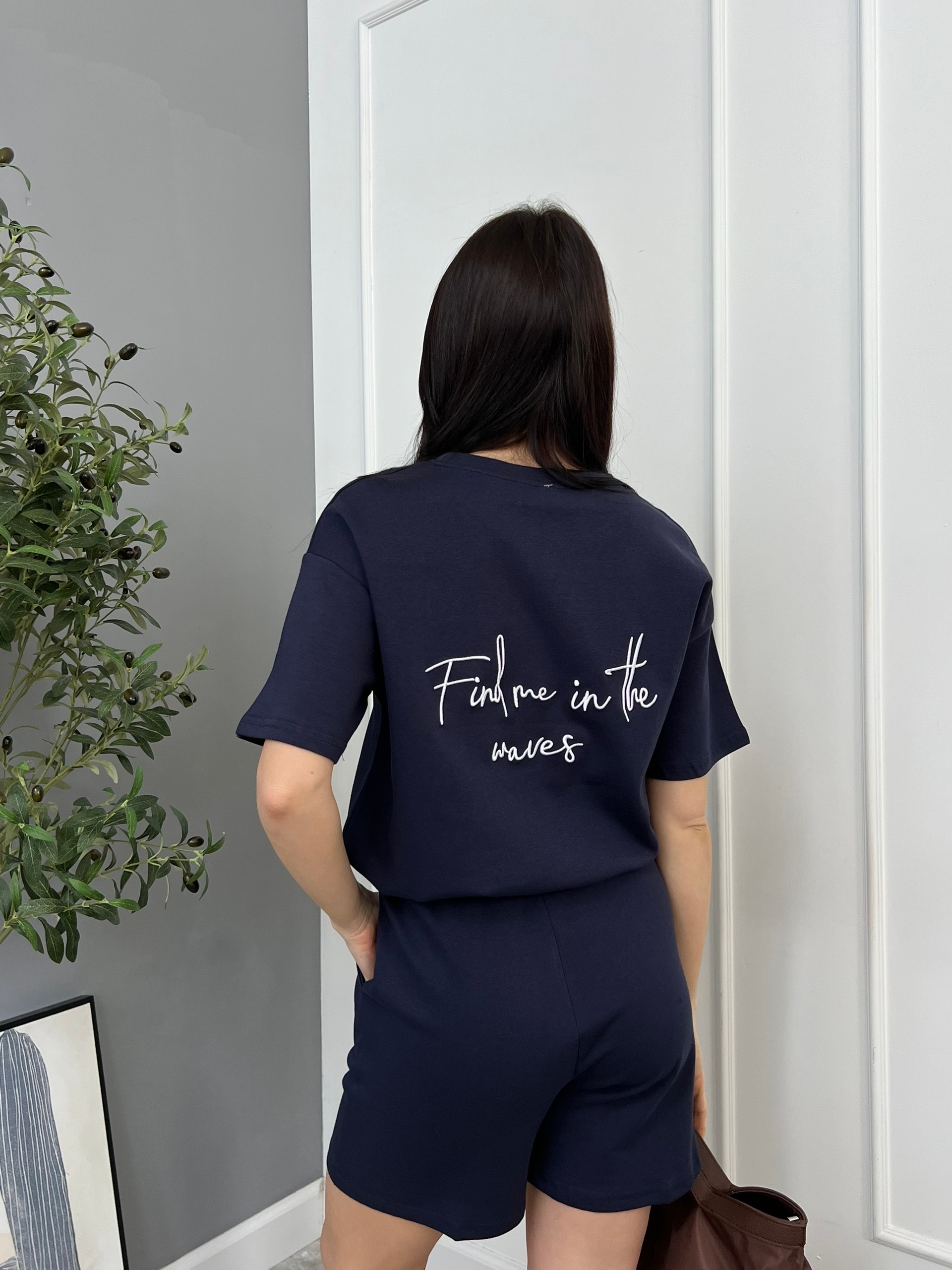 Костюм Korea 268  футболка на кулиске+шорты
