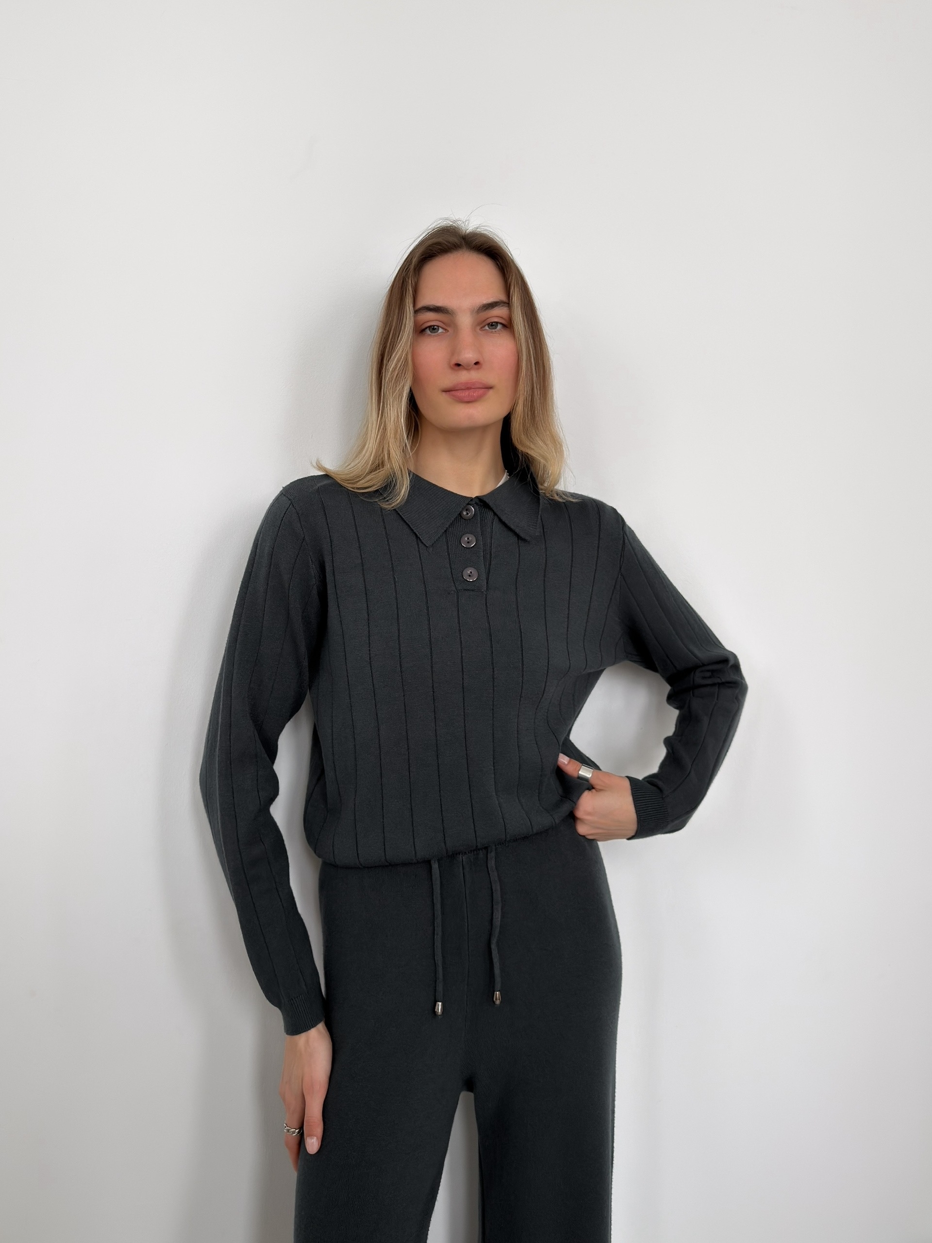 Костюм 2551 джемпер поло+брюки