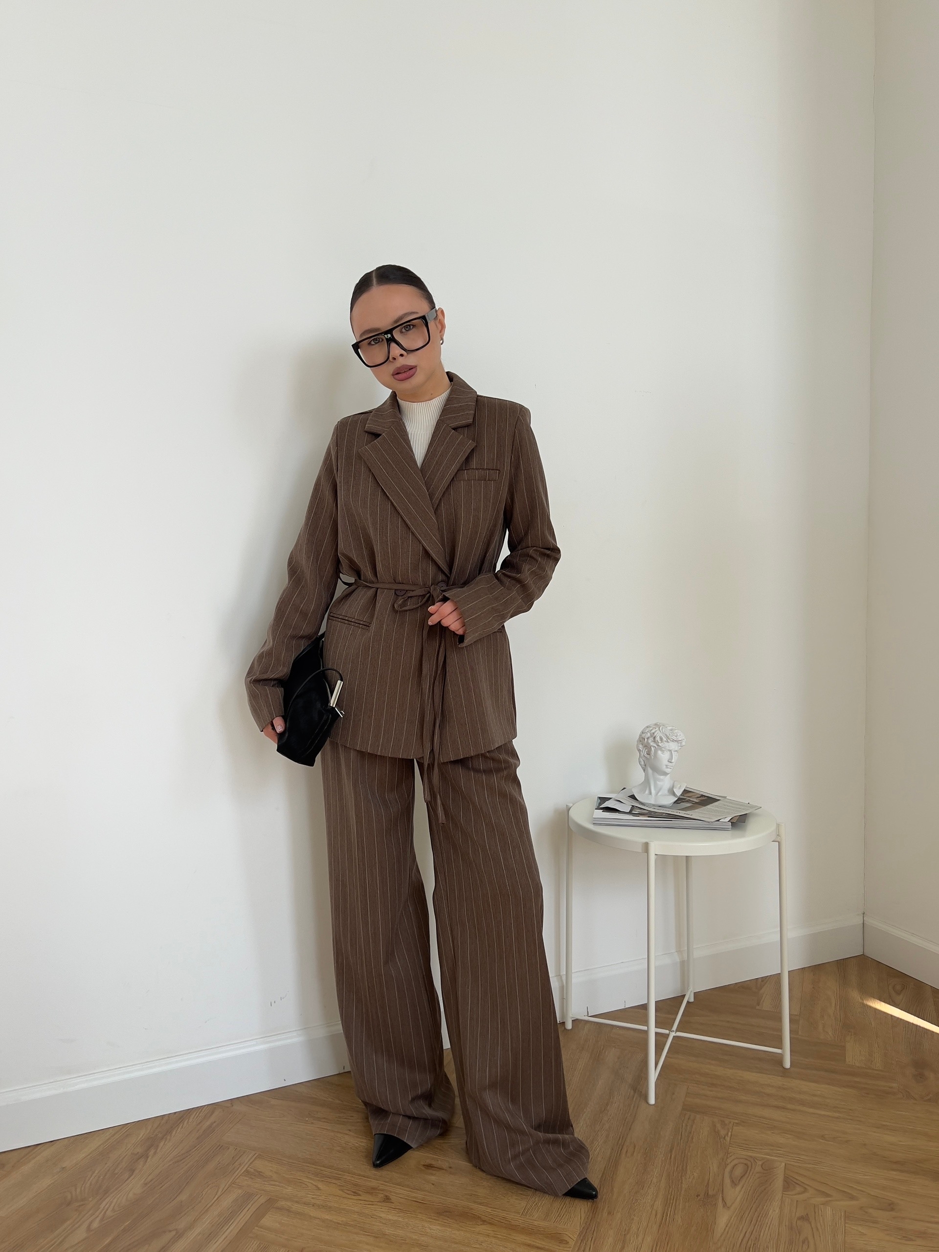 Костюм The Vibe жакет+брюки в полоску