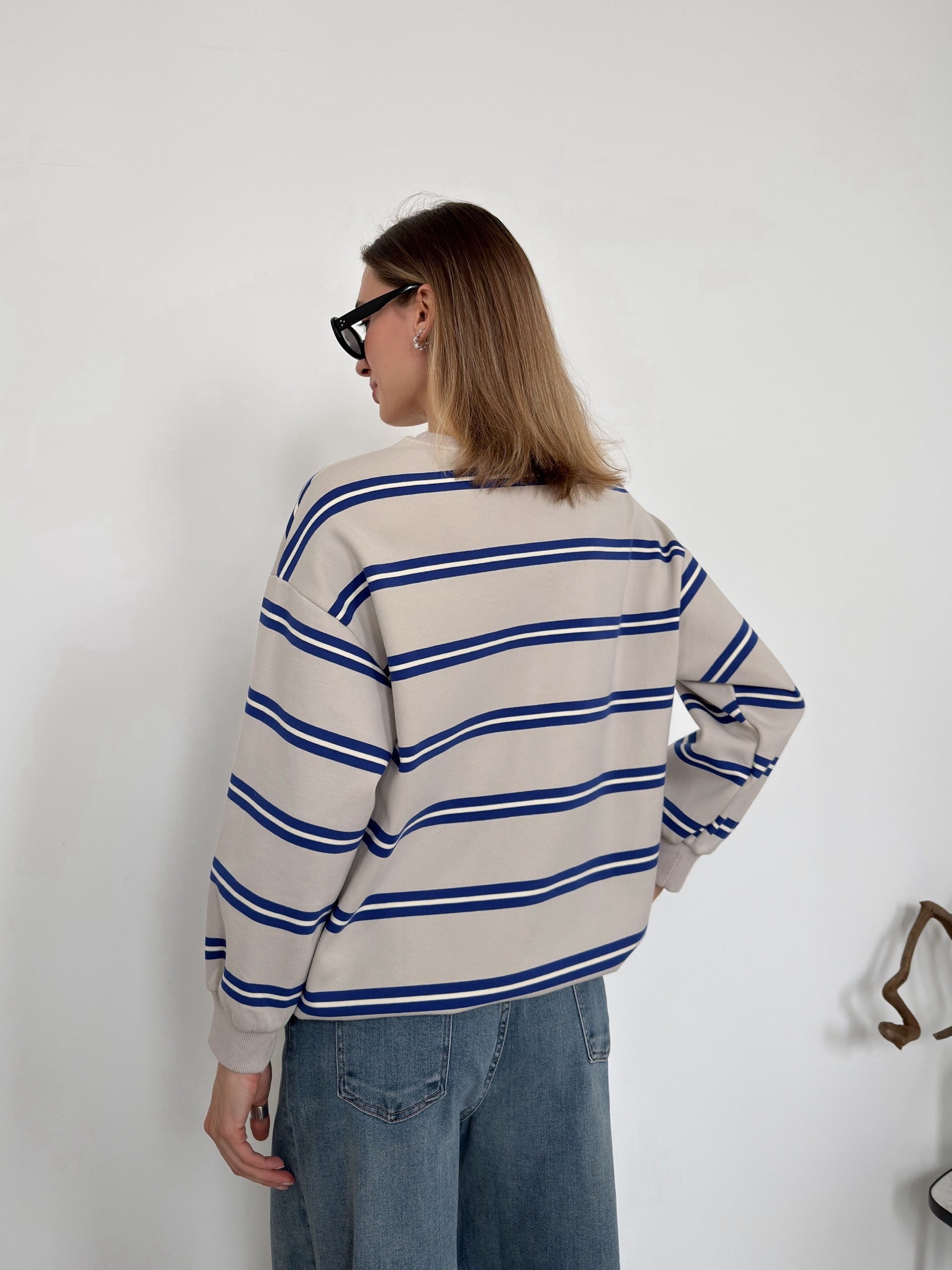 Джемпер HUA HUA 1188 в полоску