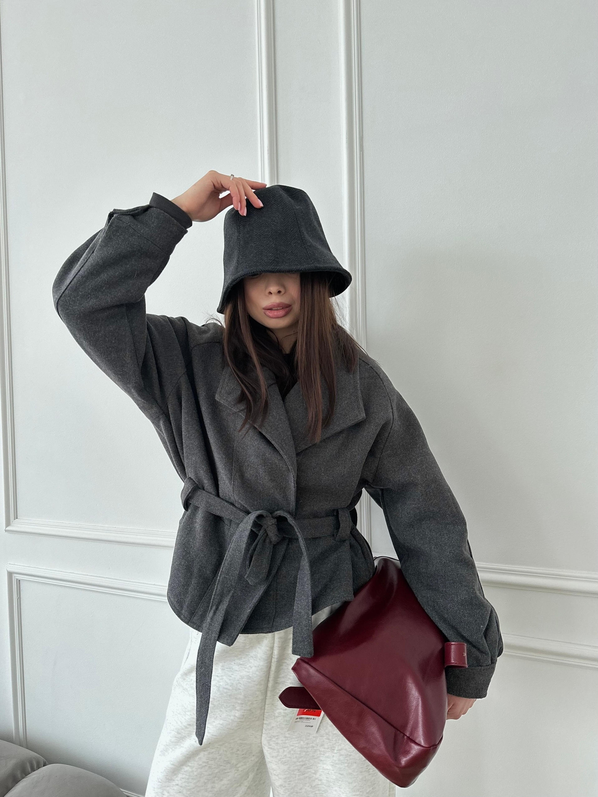 Пальто короткое 8859 XLDIAN