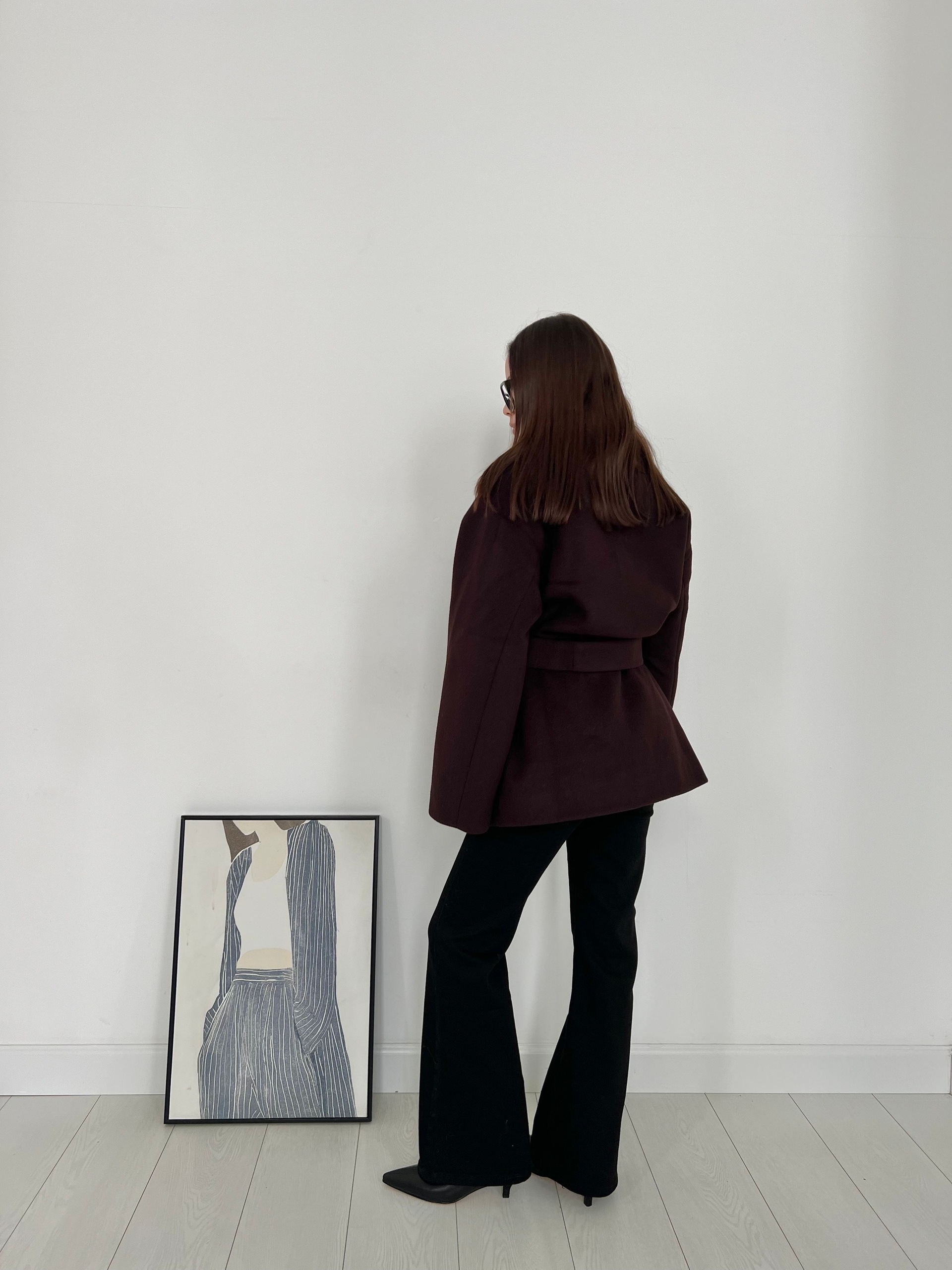 Пальто Malina trends укороченное с поясом