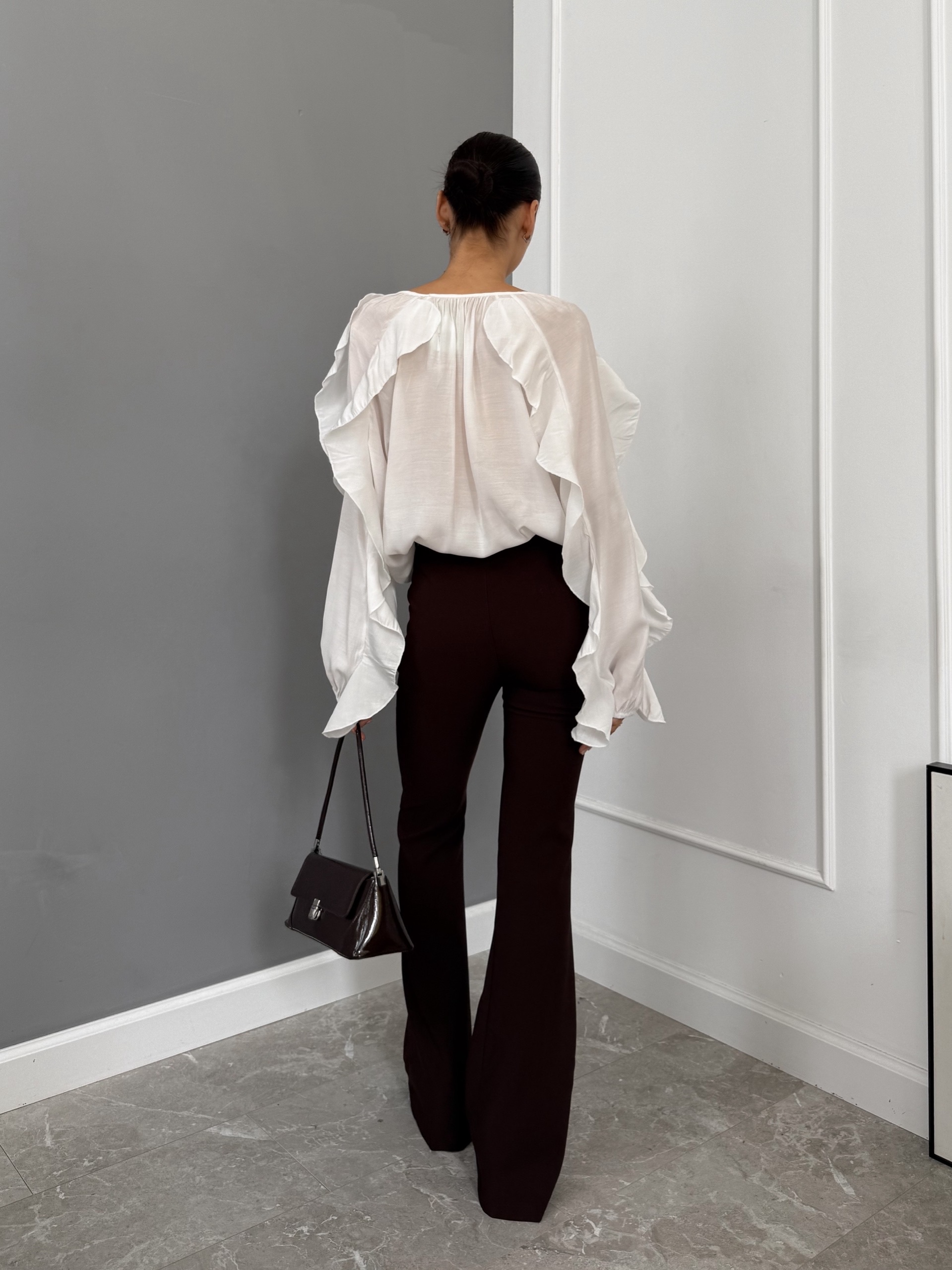 Блузка Fashion 25126 хб рюши