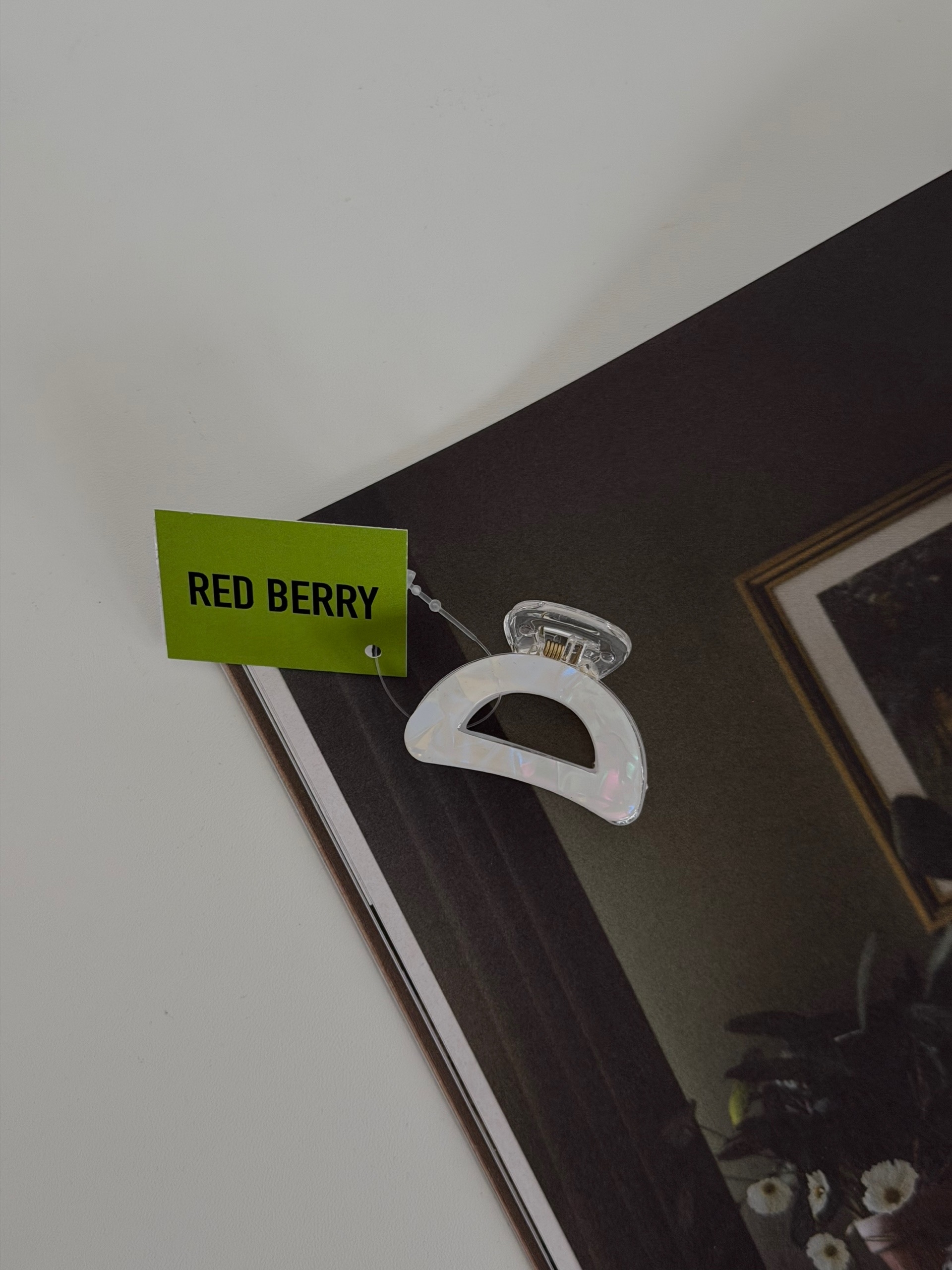 Крабик перламутр полукруг мал