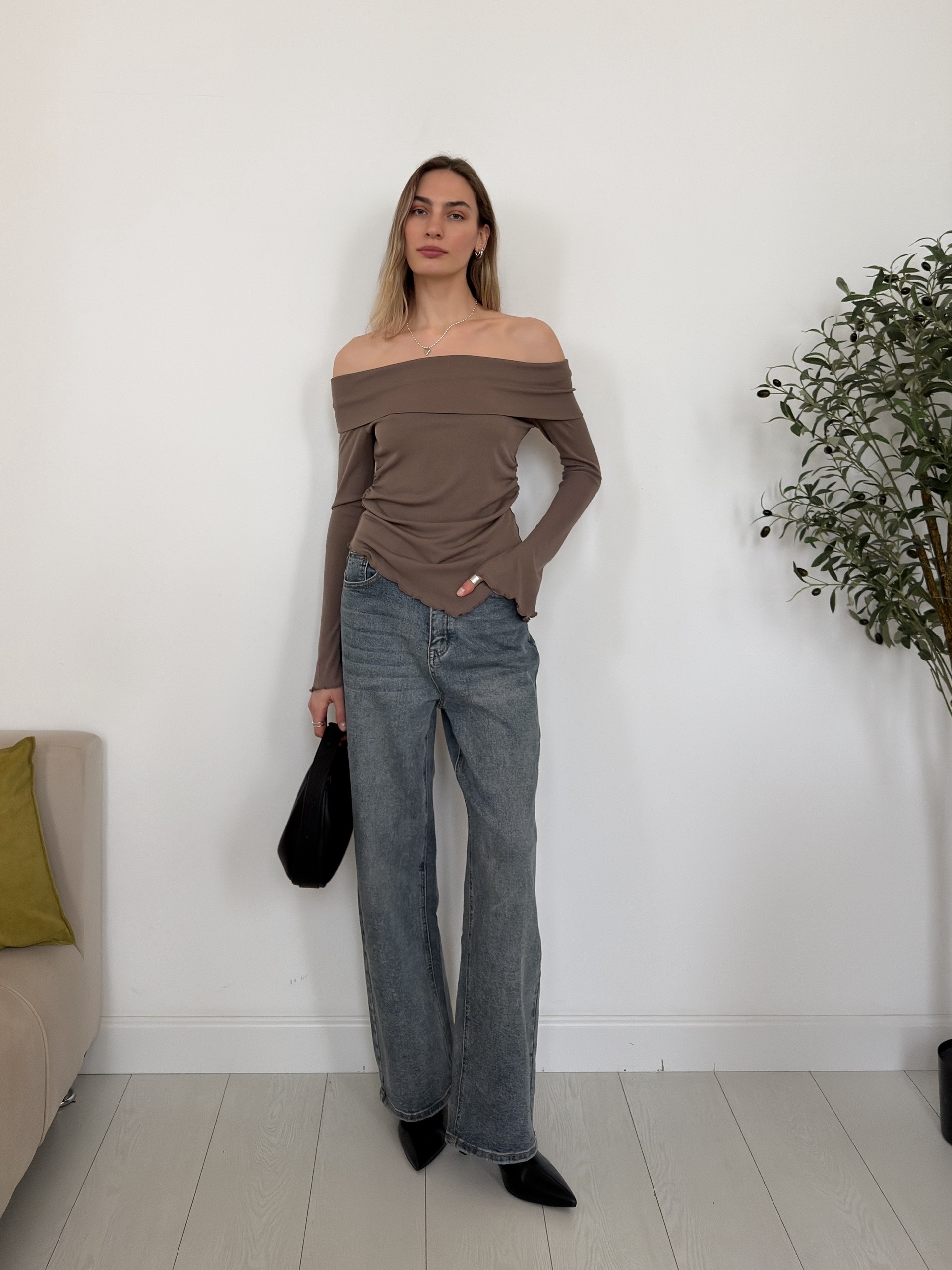 Кофточка Nama 604 подворот на плечах