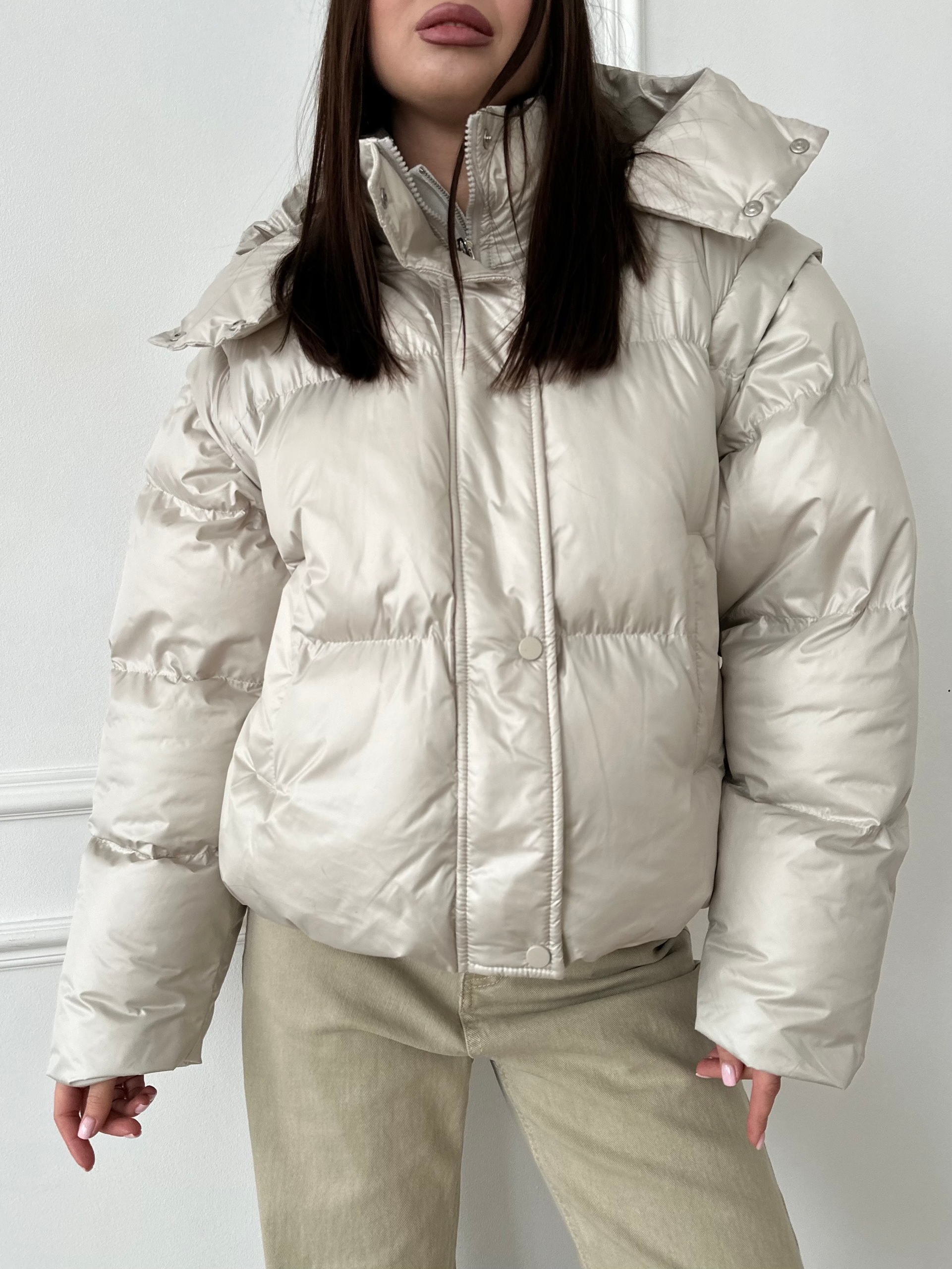 Куртка-жилетка W5951 короткая