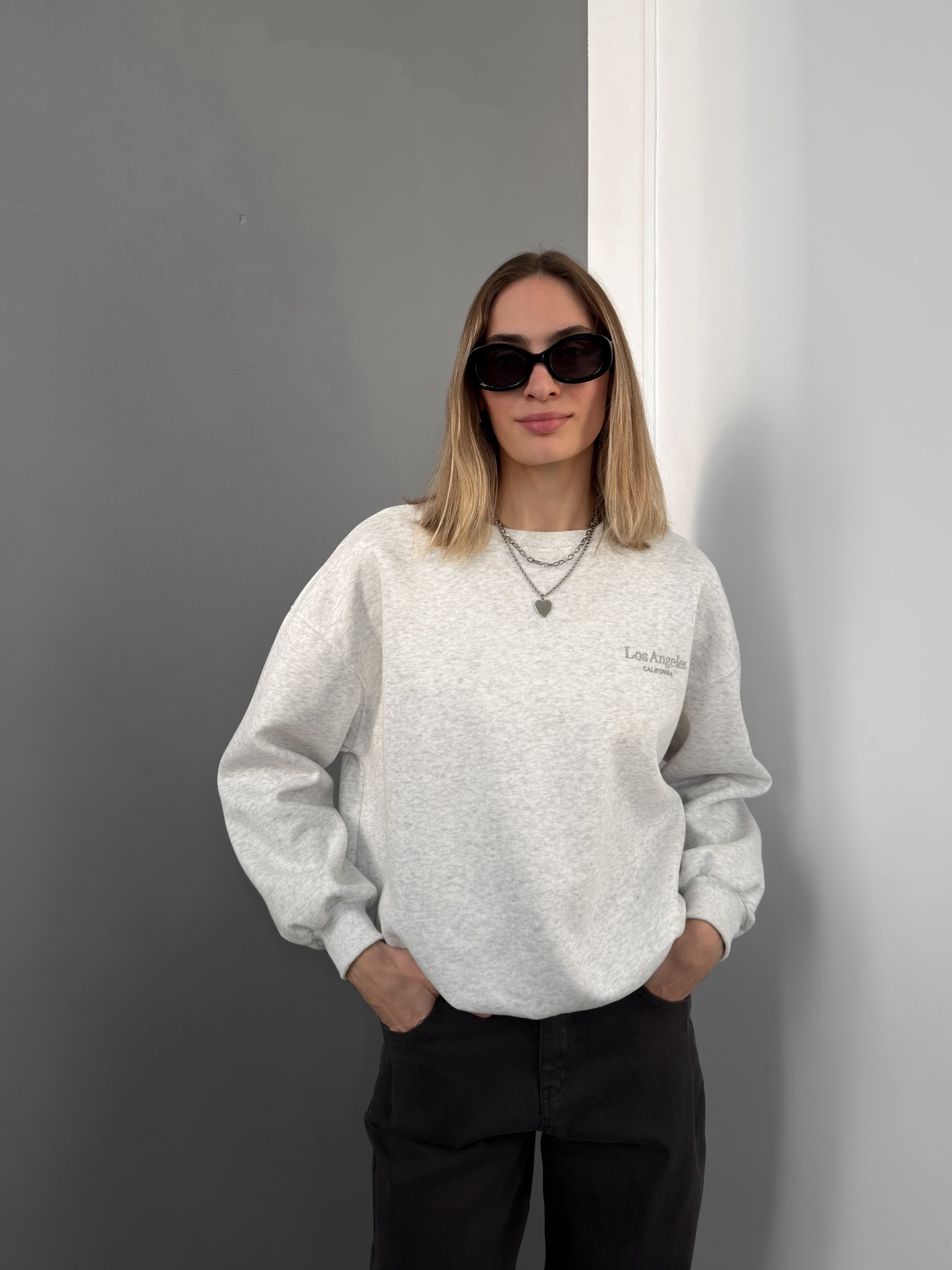 Свитшот Mec 3121 надпись LosAngeles