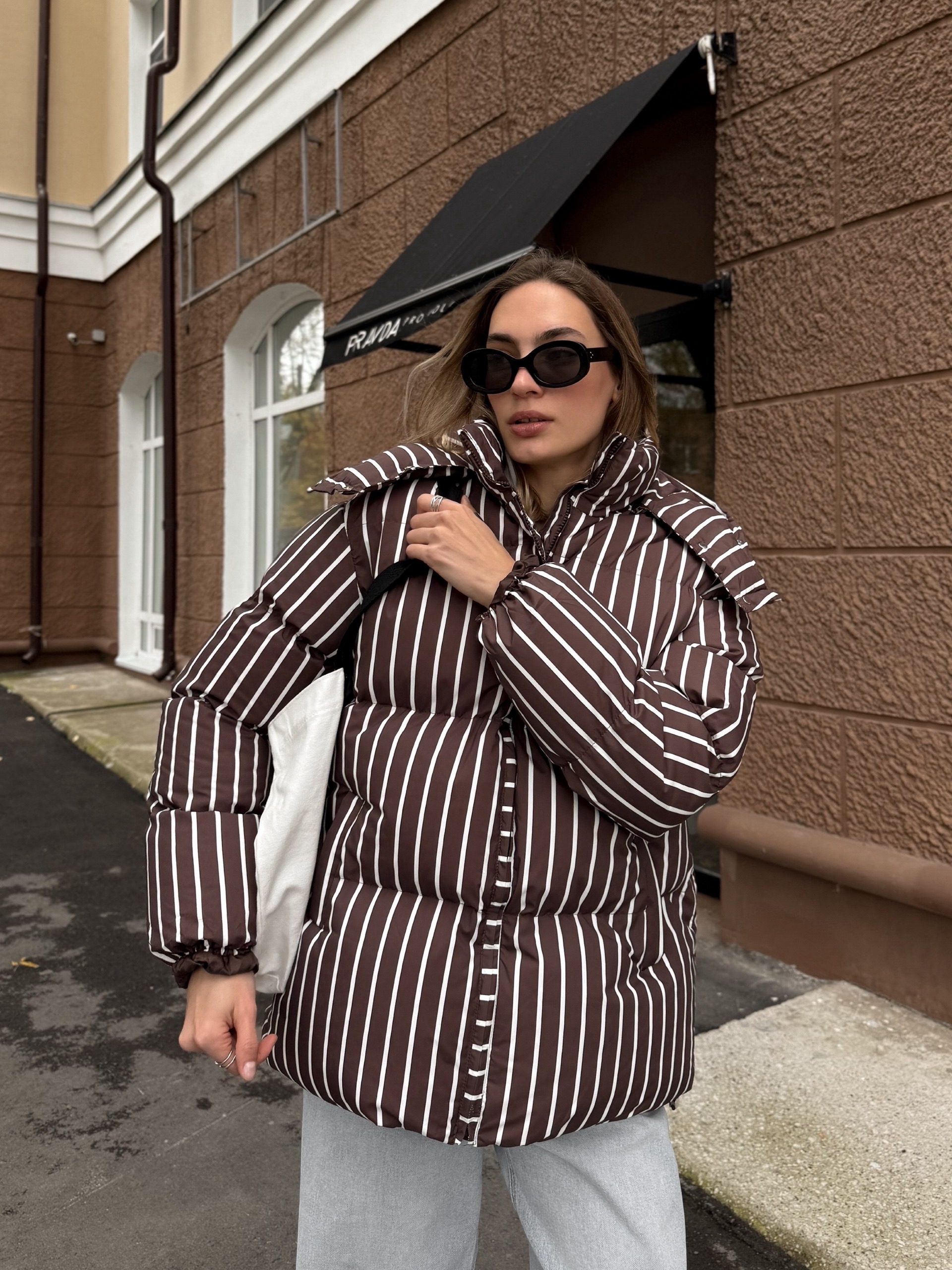 Куртка Fashion 9003 в полоску