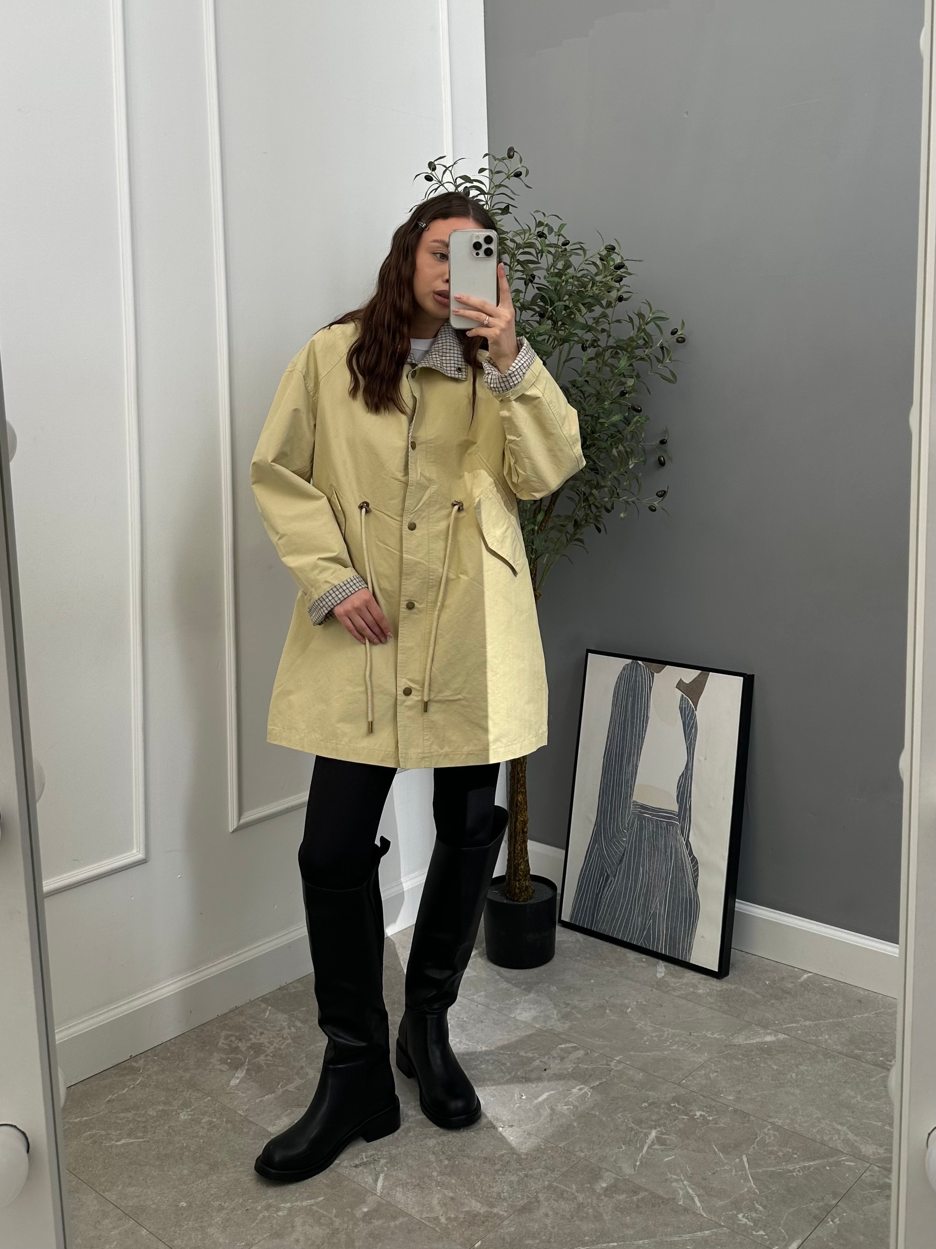 Куртка Yxshun  2506 кулиска на талии