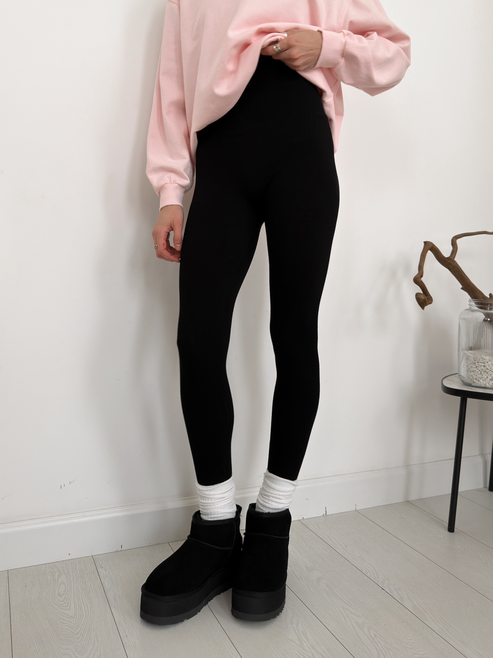 Леггинсы Dover 955  в рубчик мех