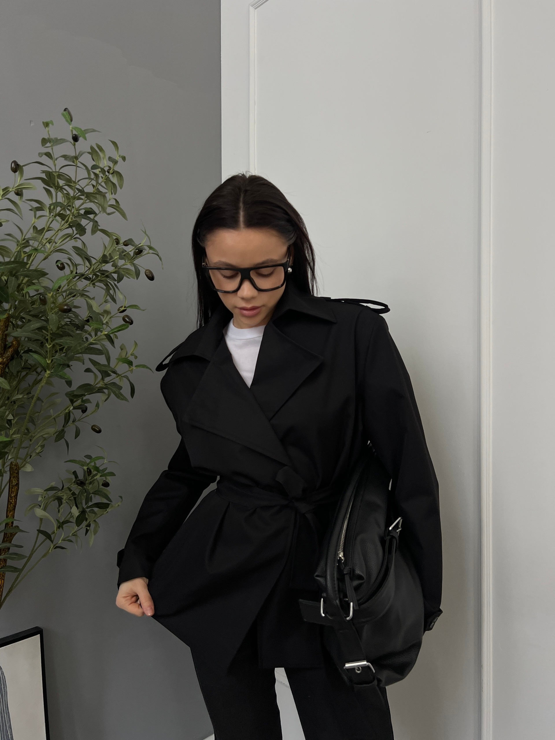 Тренч AURA 219 укороченный