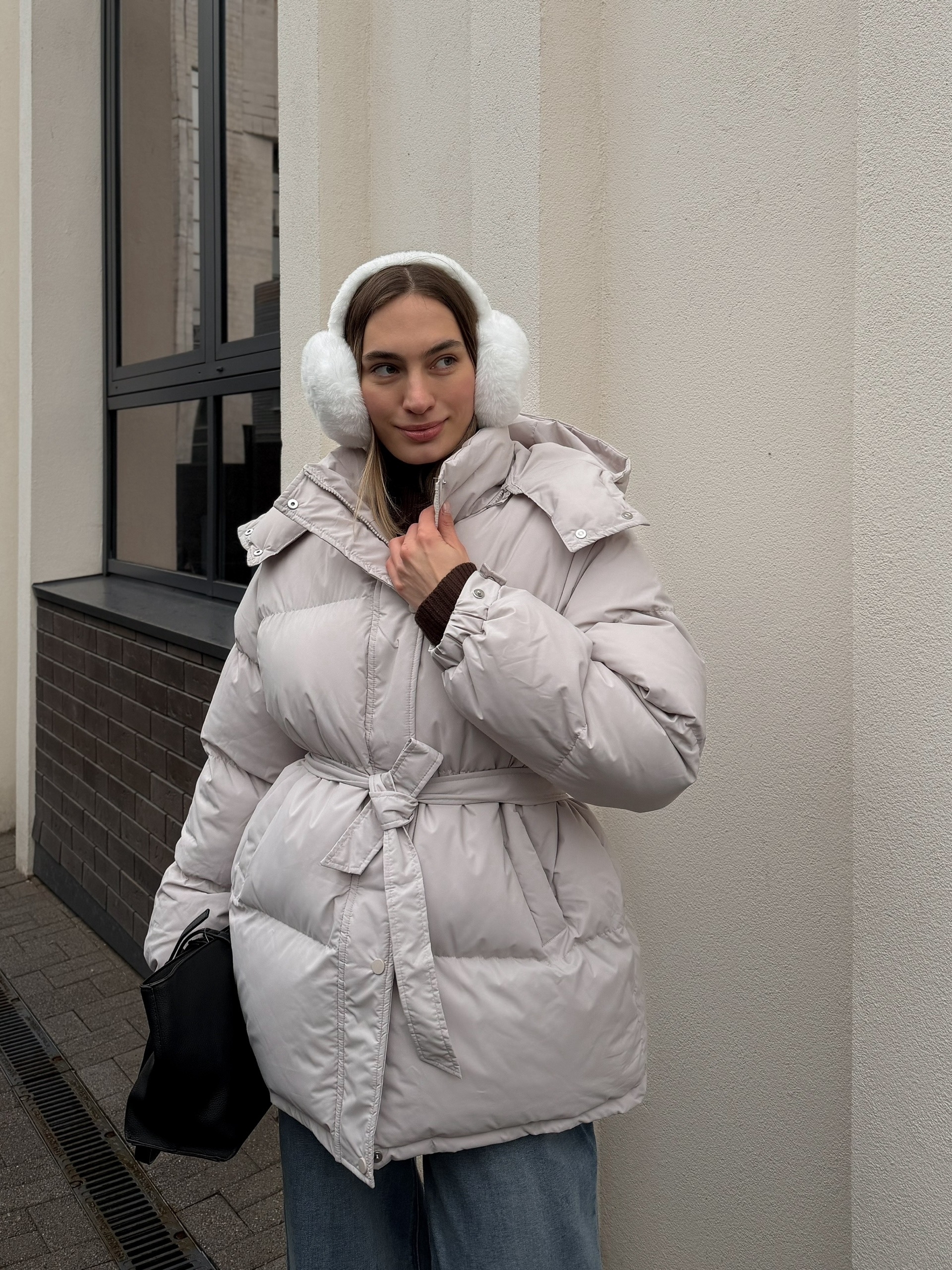 Куртка W5928 с поясом