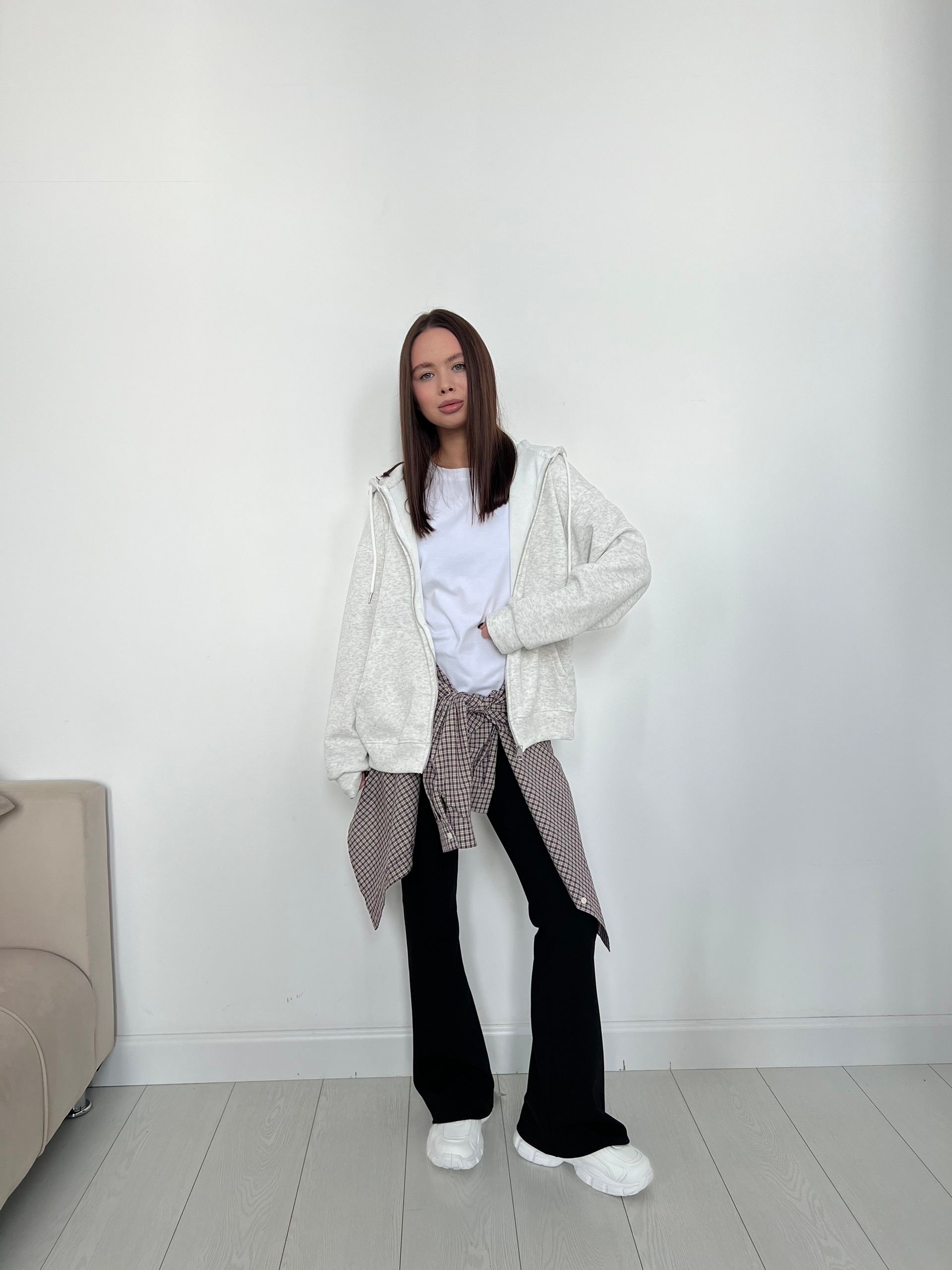 Худи Korea 25001 однотон