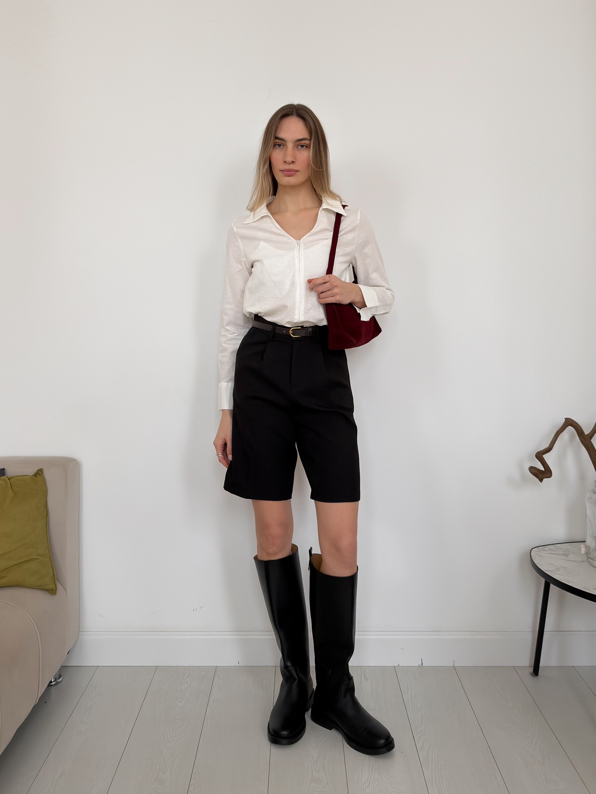 Рубашка на замке W6846 WG