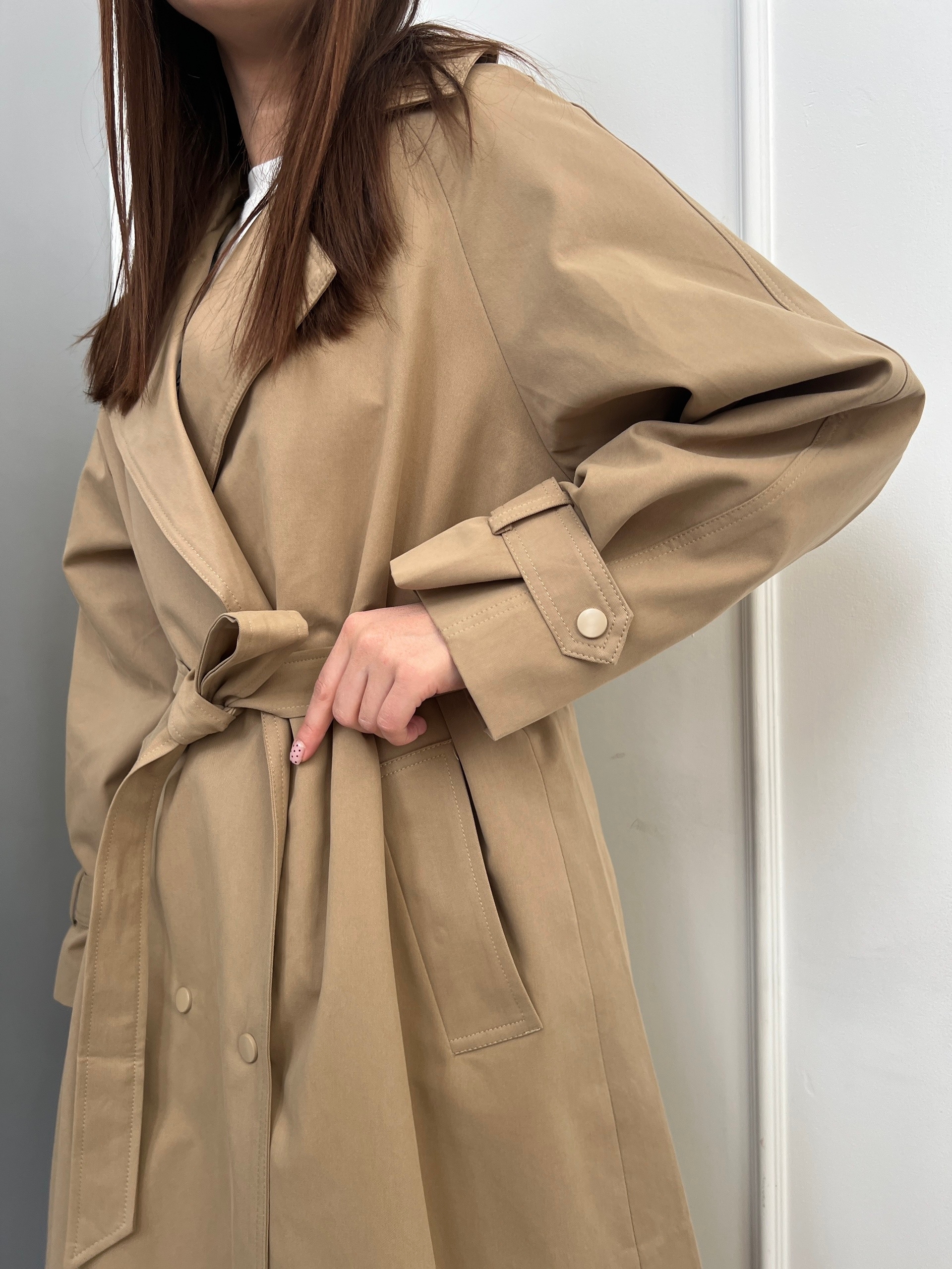 Тренч KXJ 5539 на заклепках