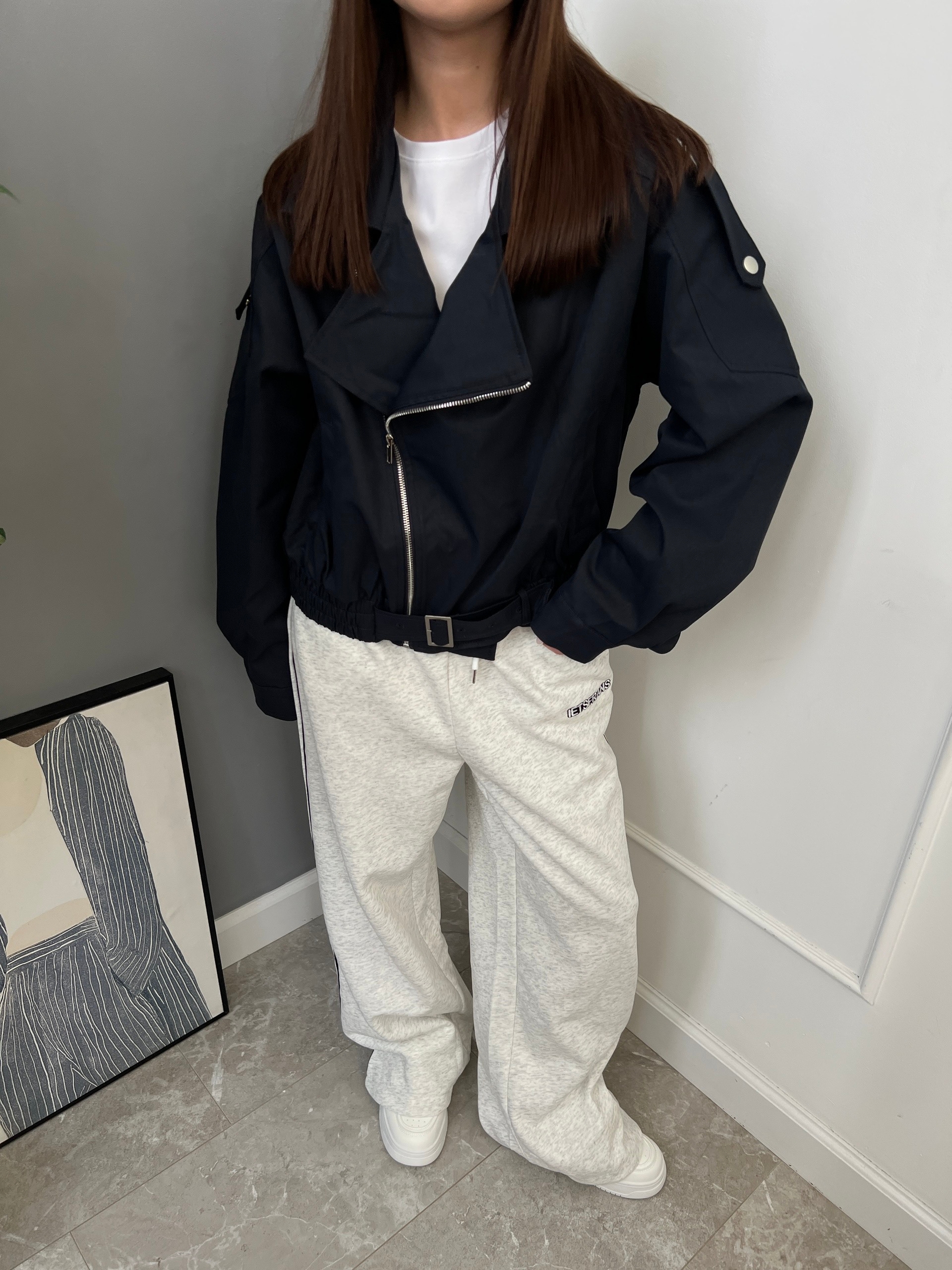 Бомбер QiaoYiDian 3063 молния с боку