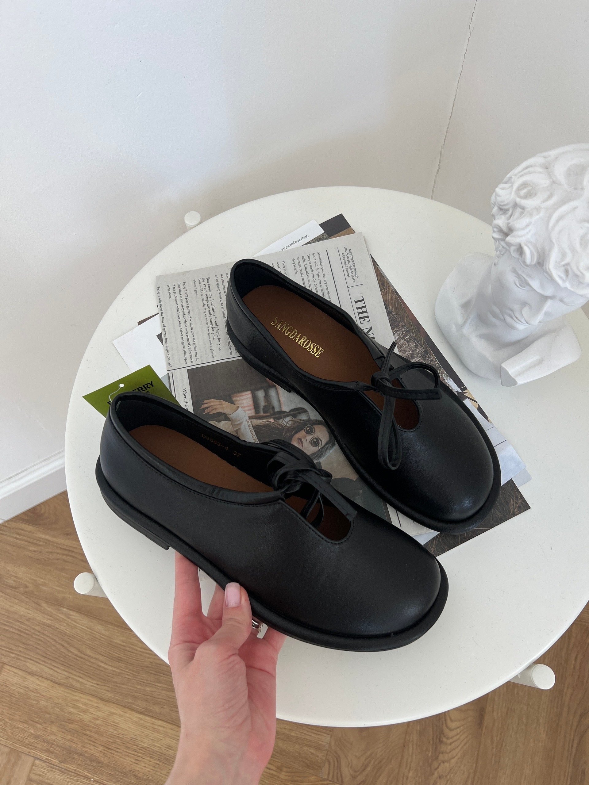 Туфли Sangrosse D9563-4 кожа на шнуровке