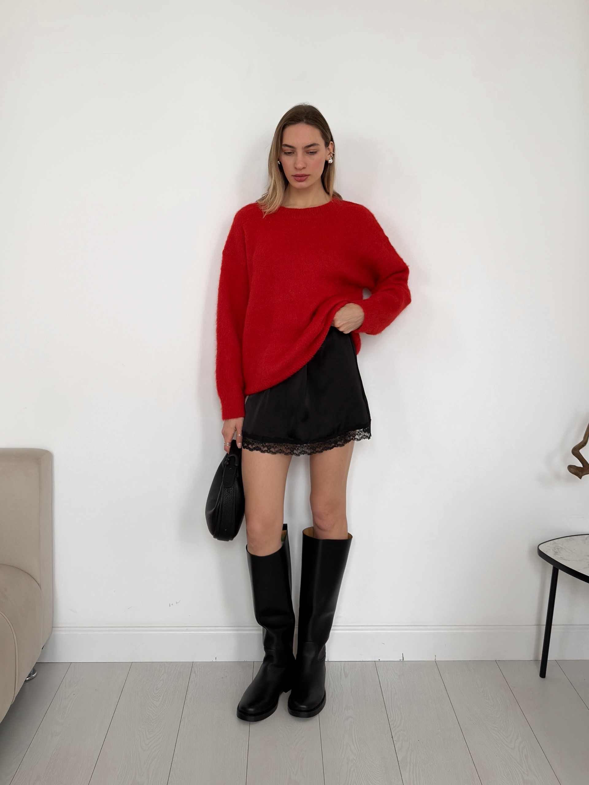 Джемпер W788 пушистый