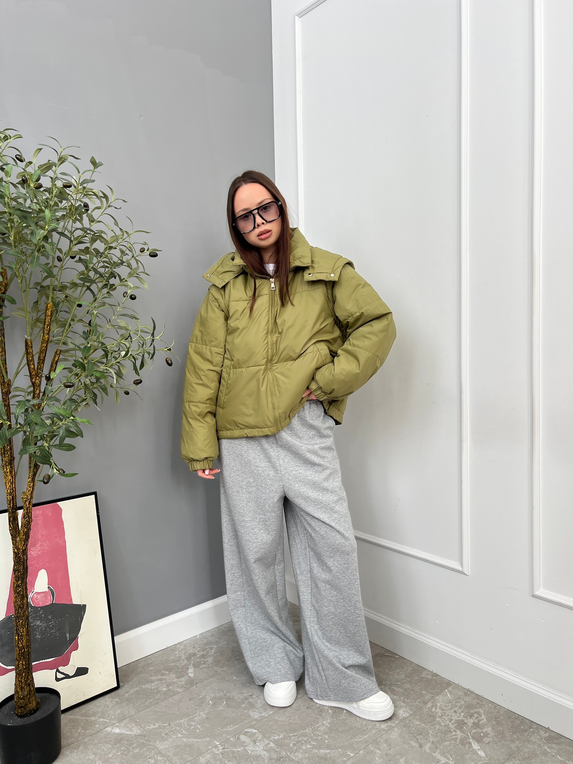 Куртка-жилетка Korea A26 короткая