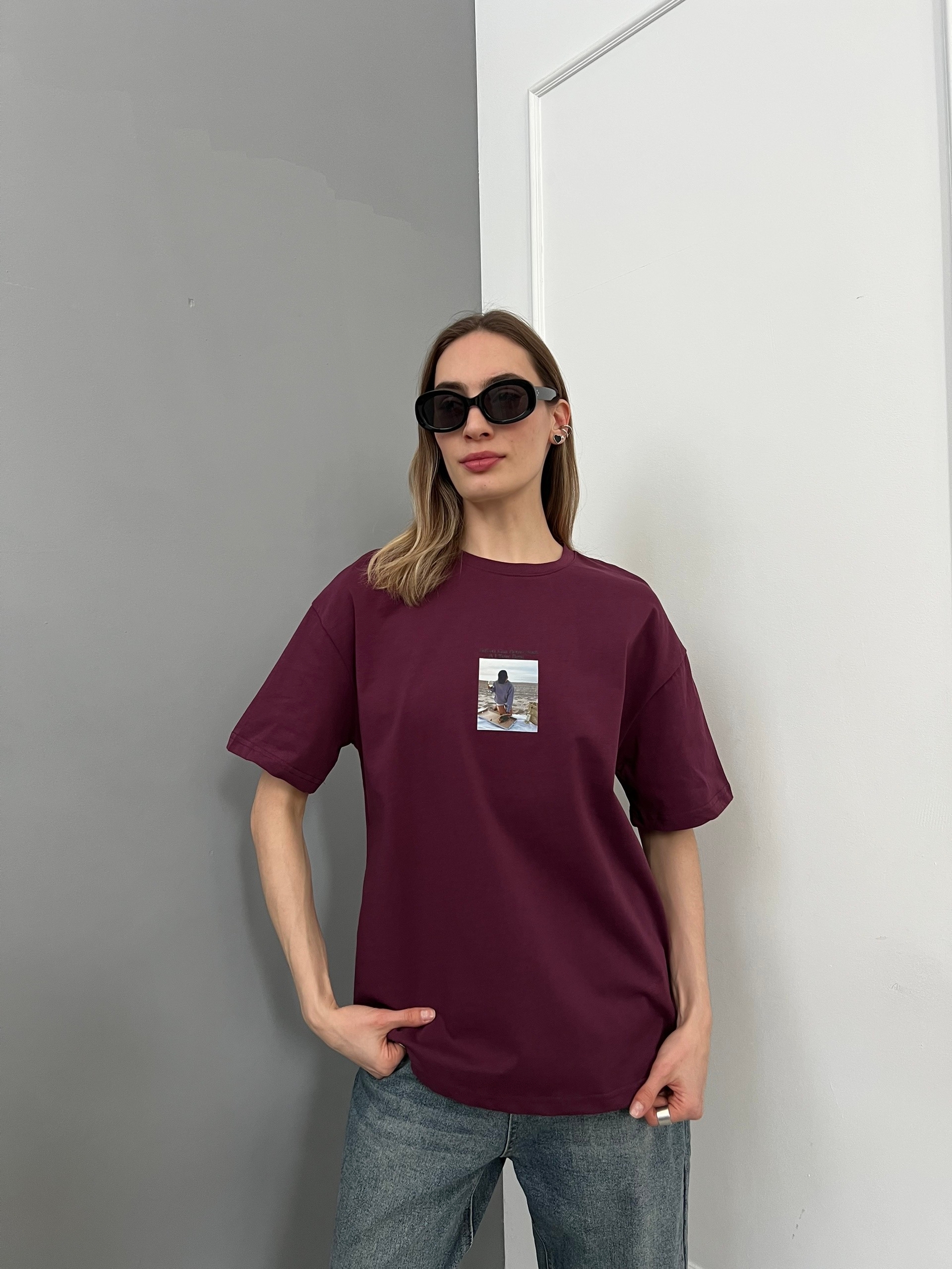 Футболка Korea 7763 девушка