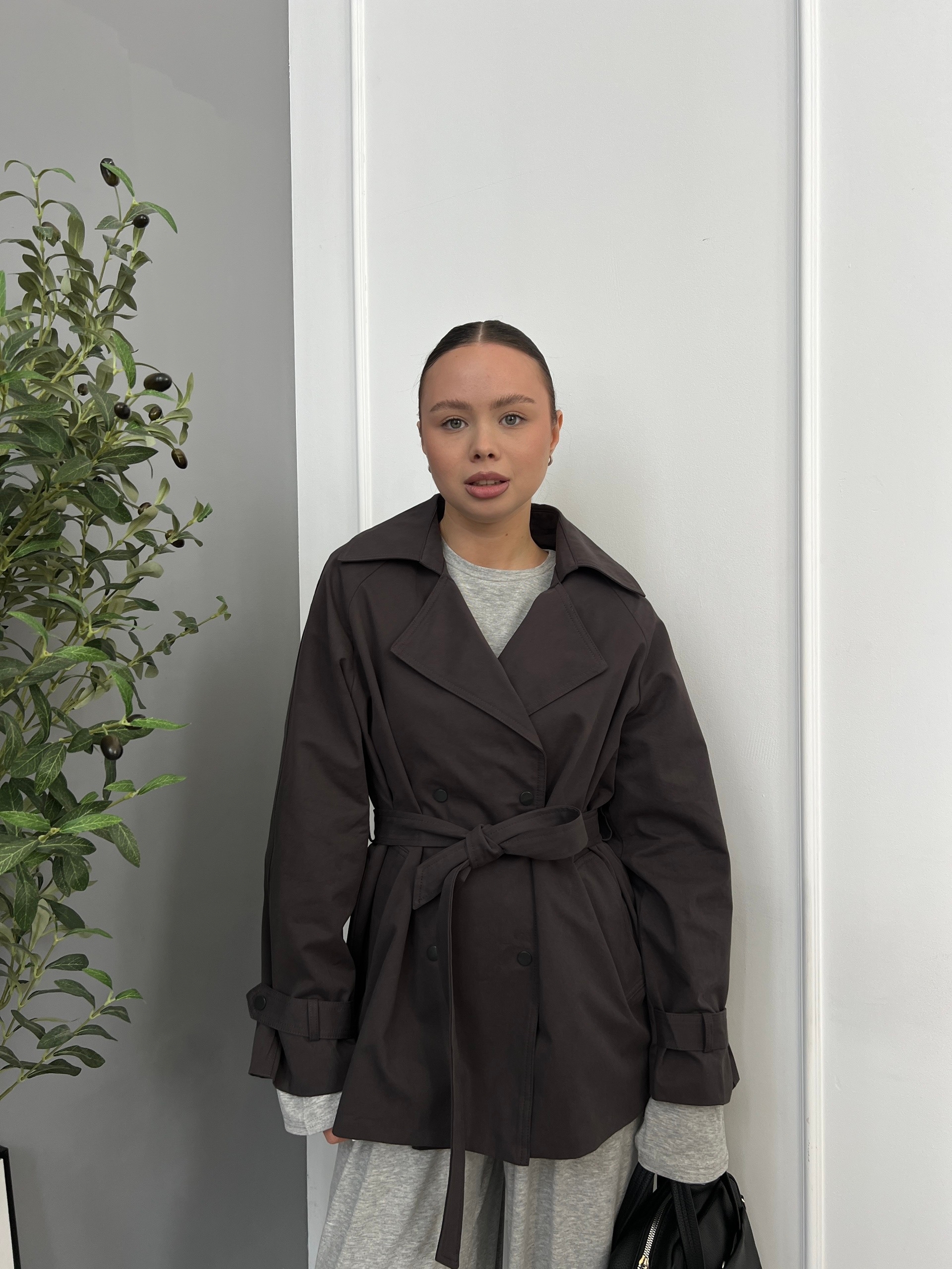 Тренч KXJ 2603 сред длина