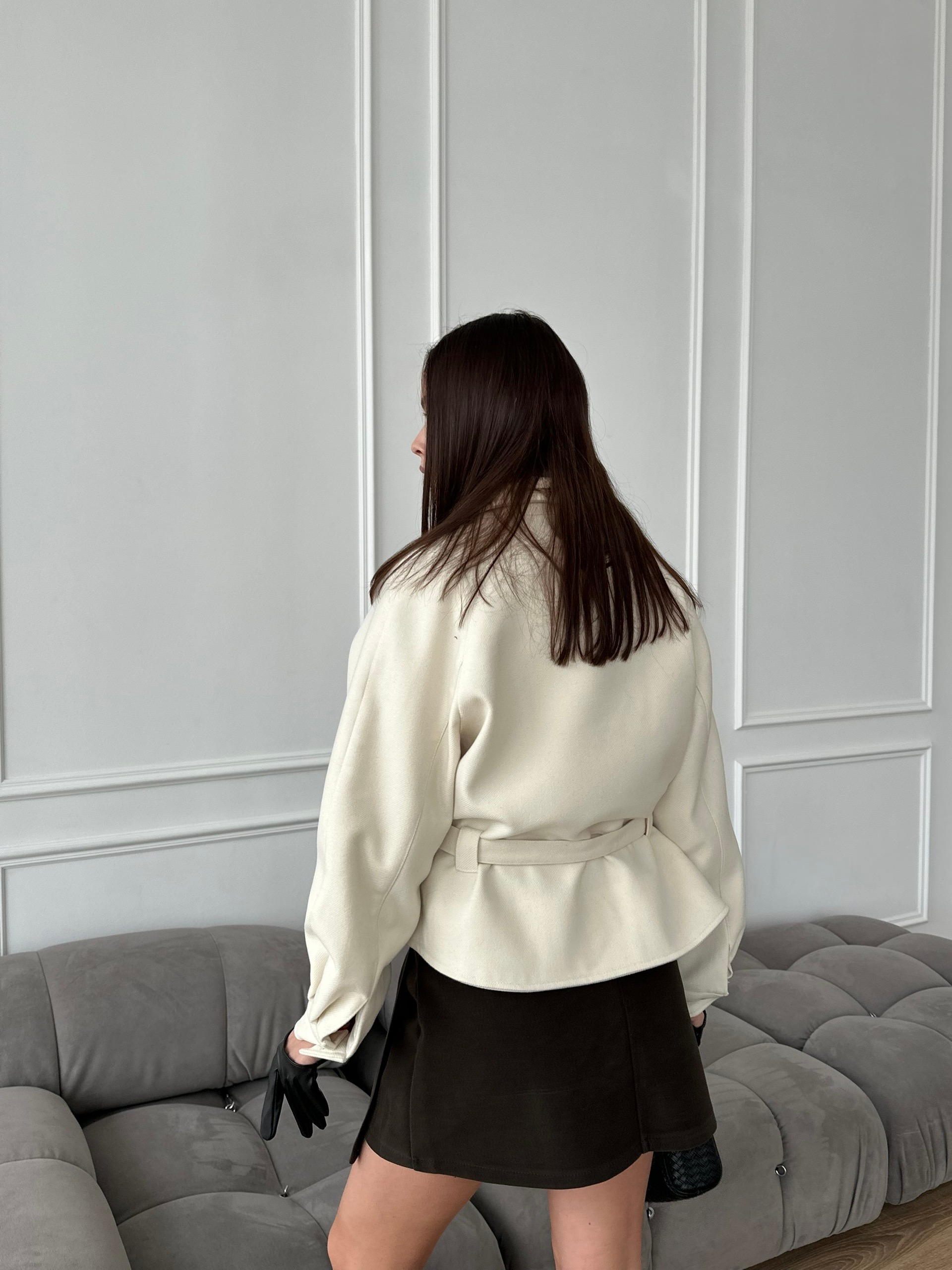 Пальто короткое 8859 XLDIAN