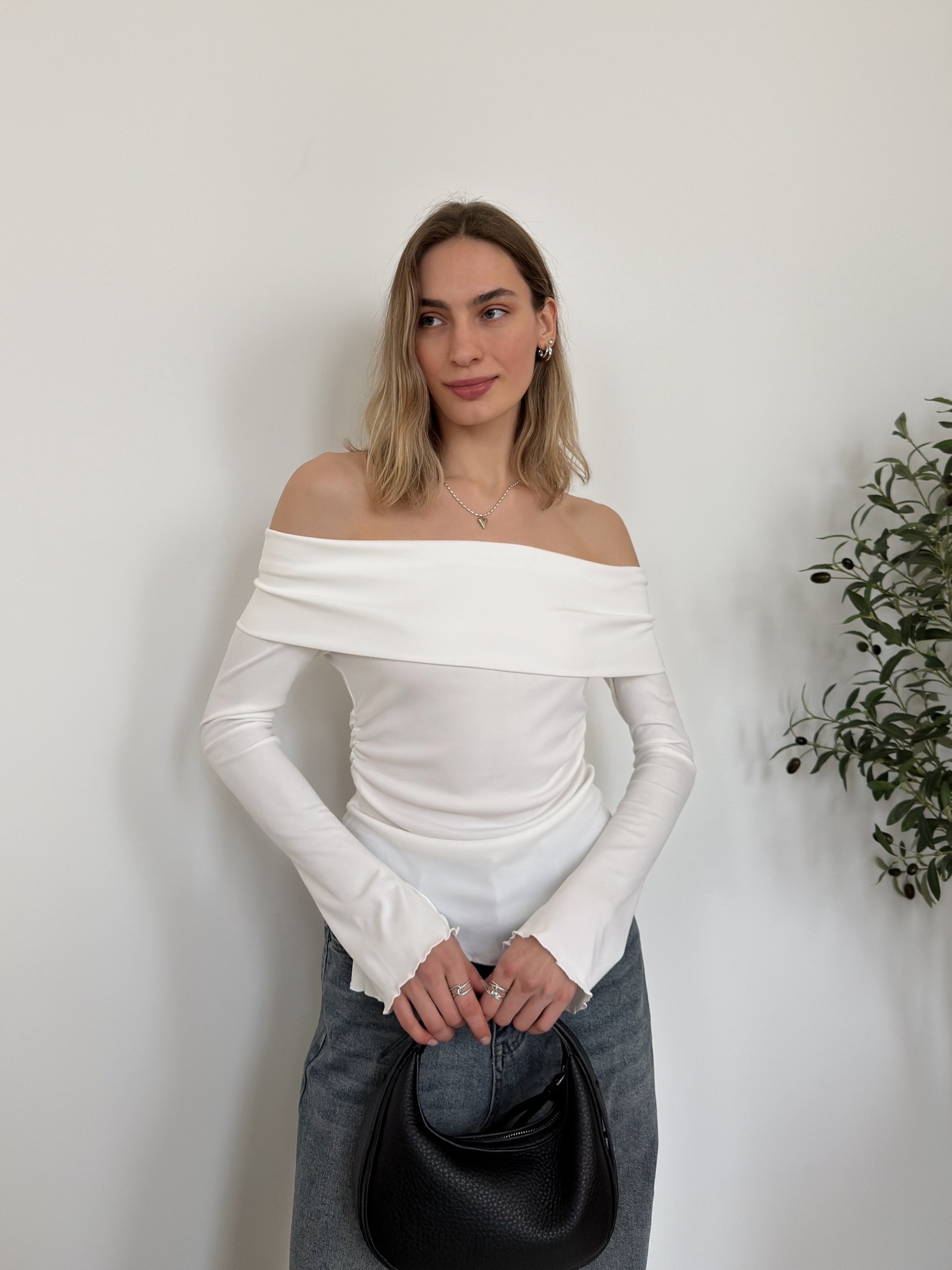 Кофточка Nama 604 подворот на плечах