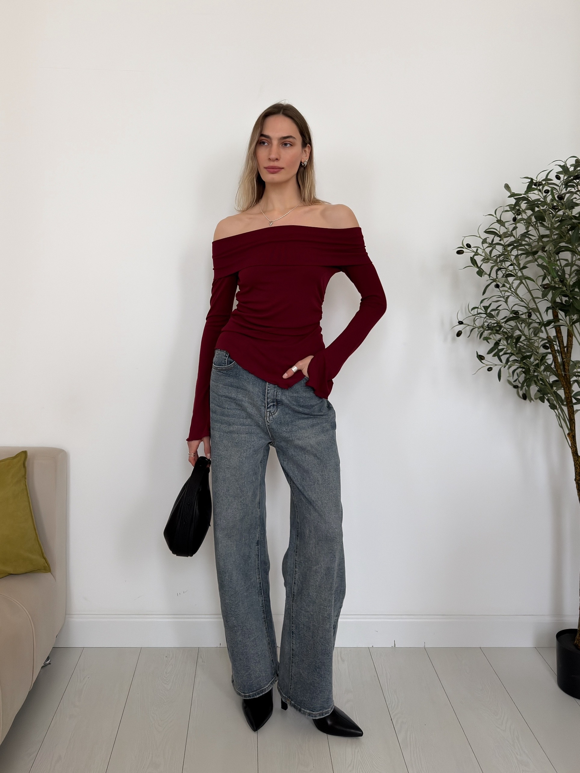 Кофточка Nama 604 подворот на плечах