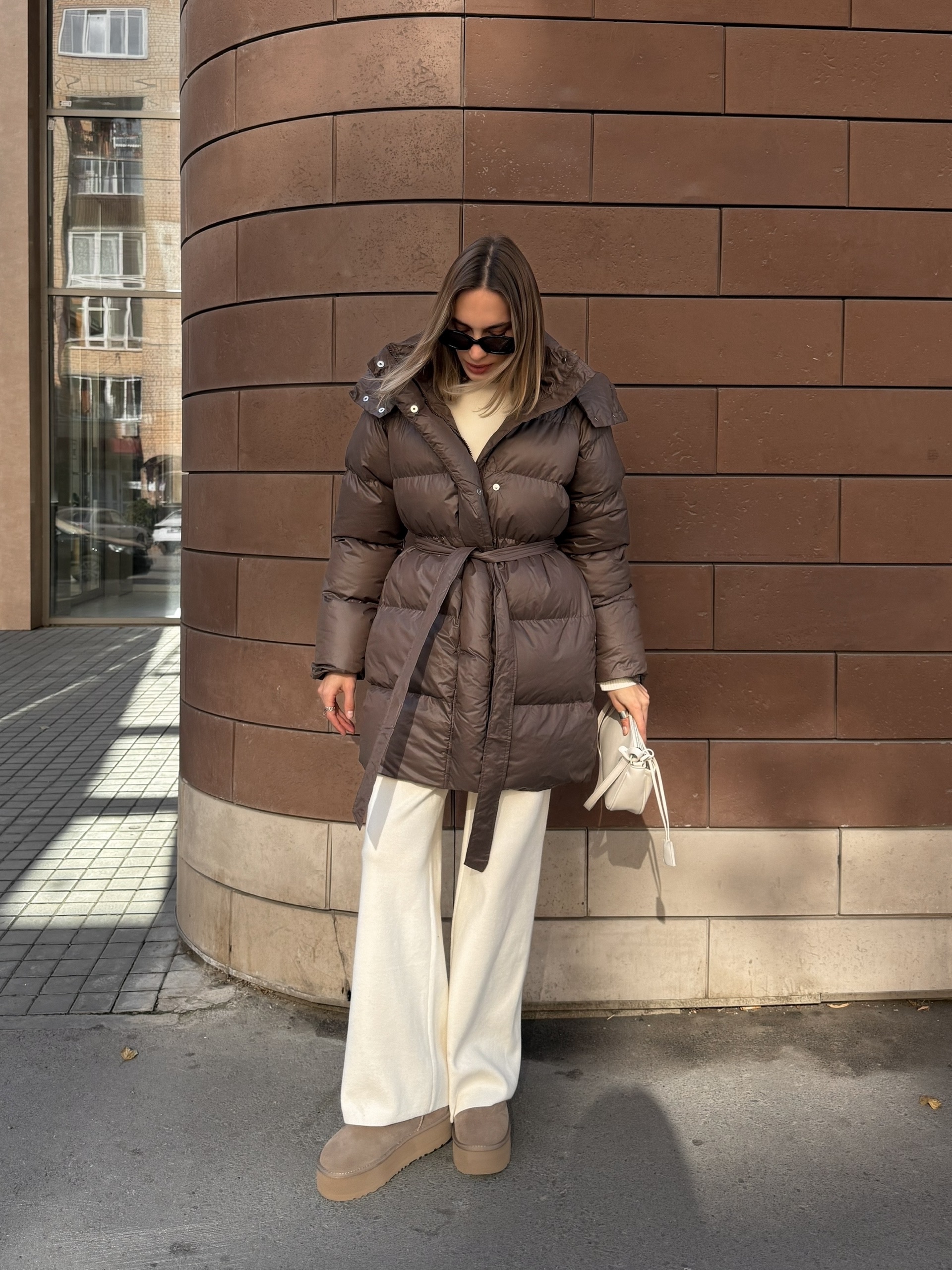 Куртка Cosmic 2576 длиная с поясом