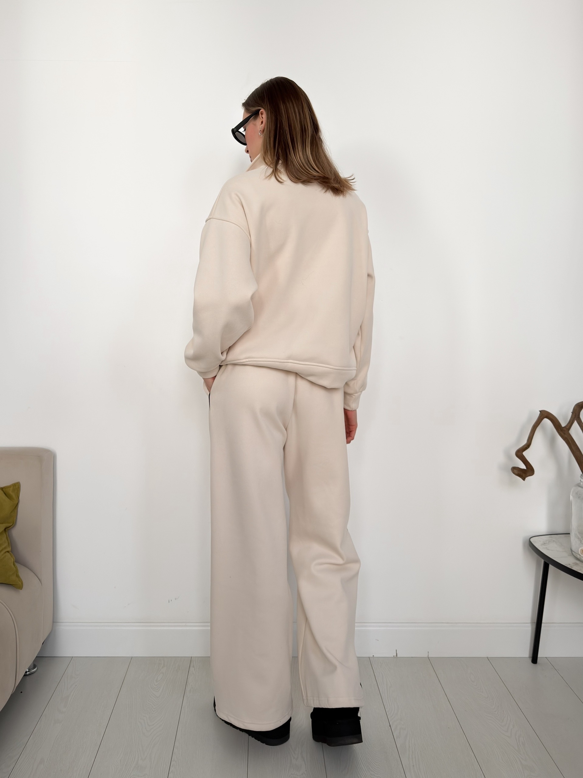 Костюм W9511 нашивка ворот на молнии флис