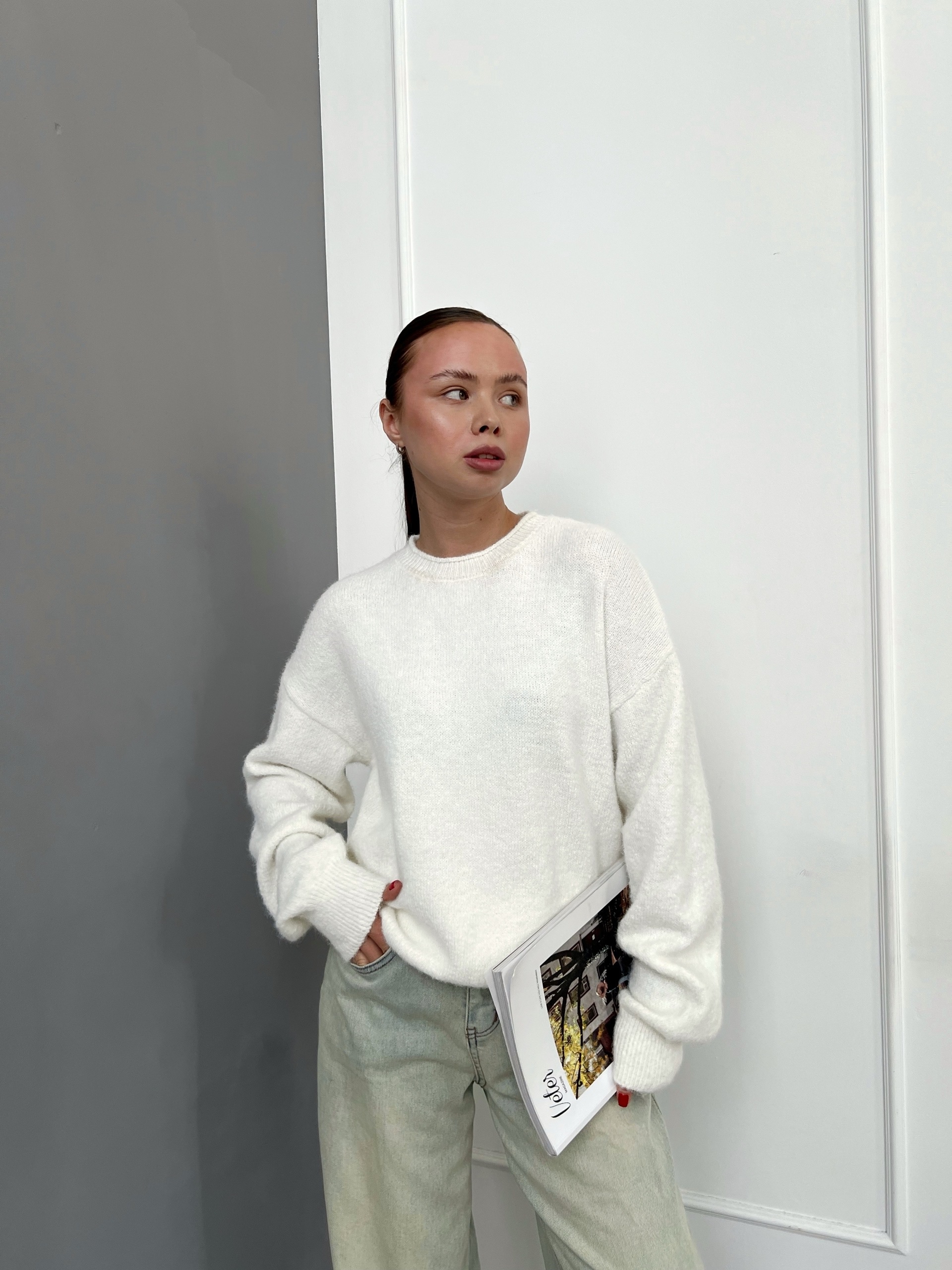 Джемпер F1002 резинка ворот необработ край