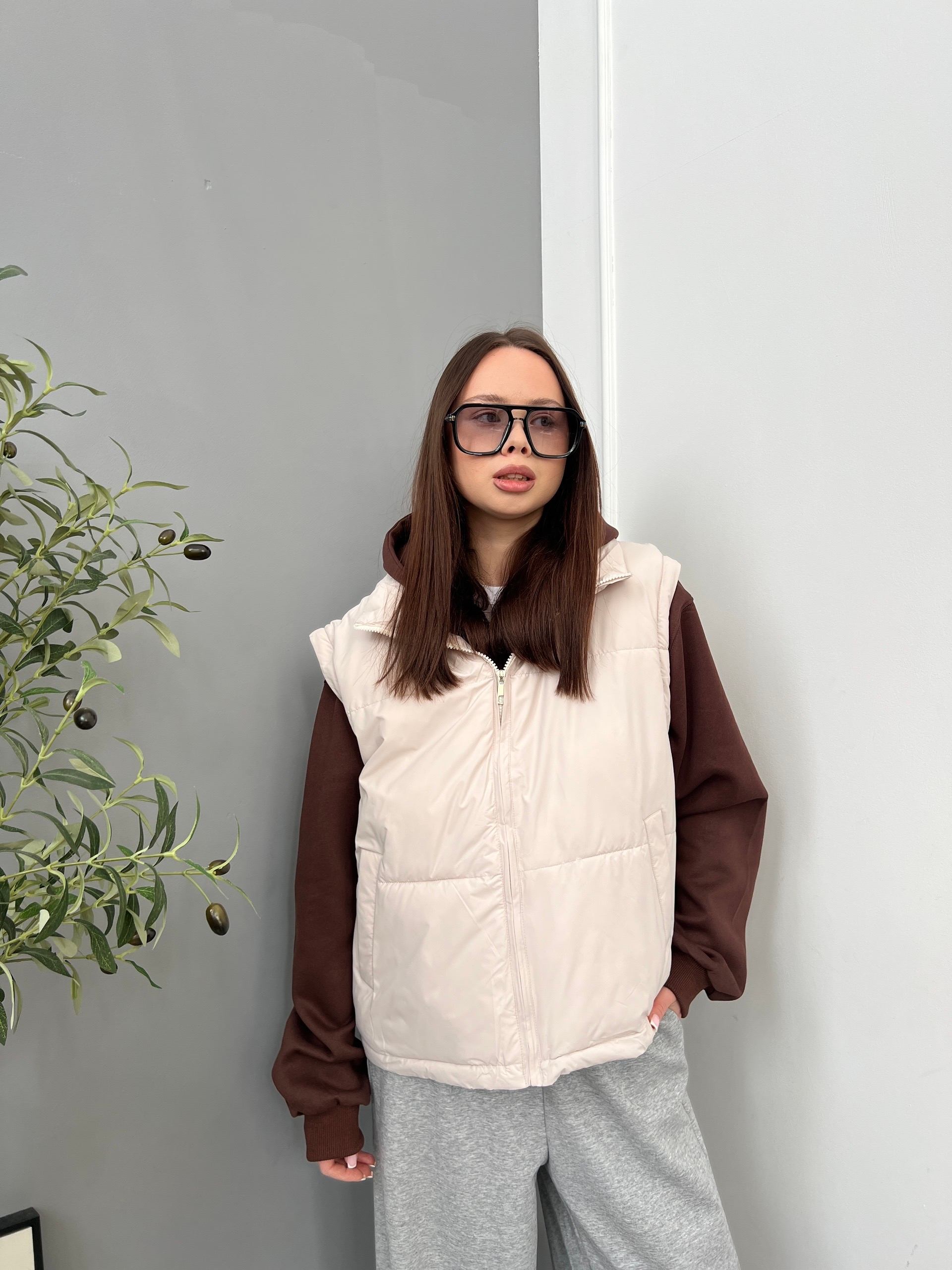 Куртка-жилетка Korea A26 короткая