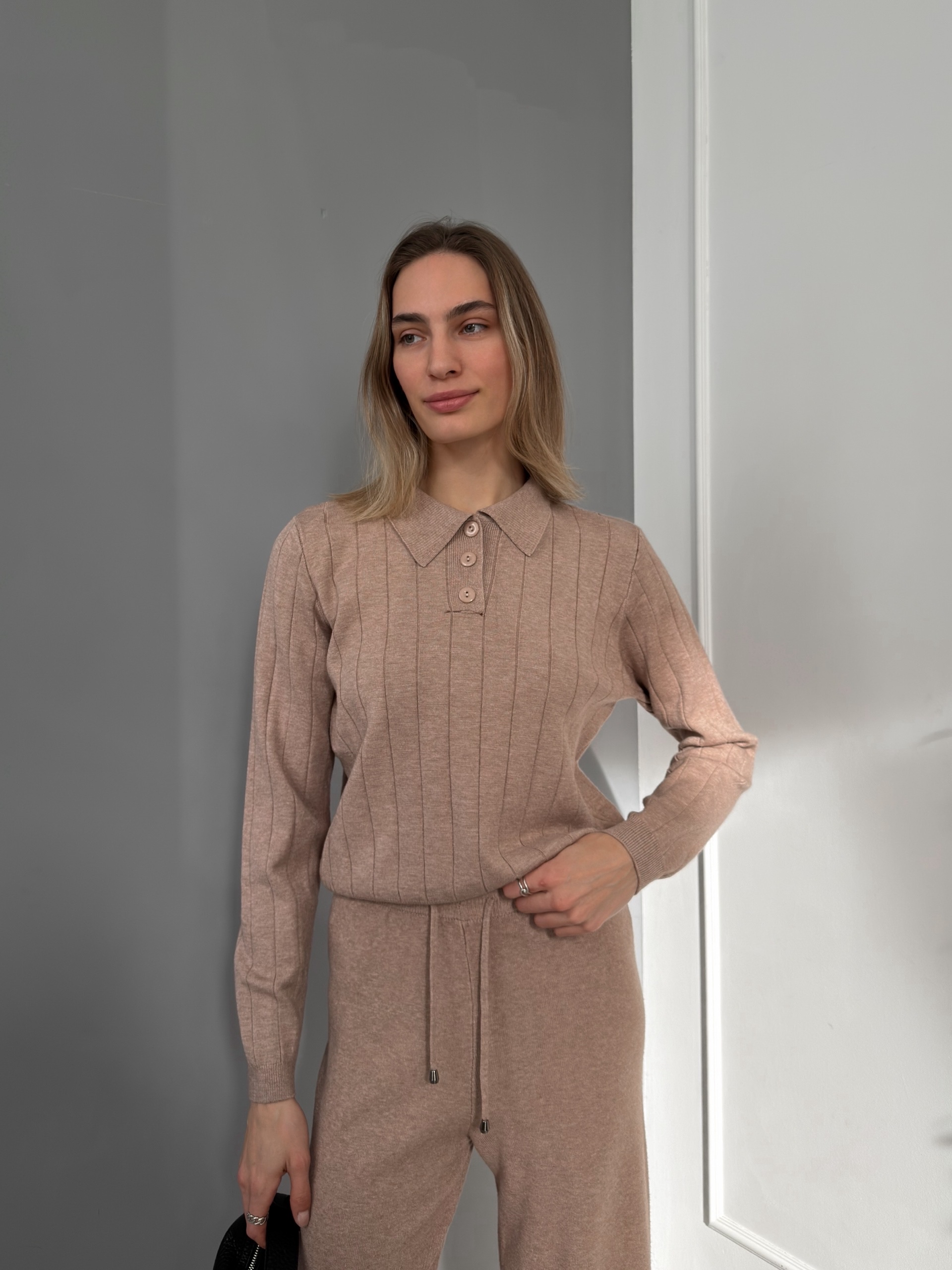 Костюм 2551 джемпер поло+брюки