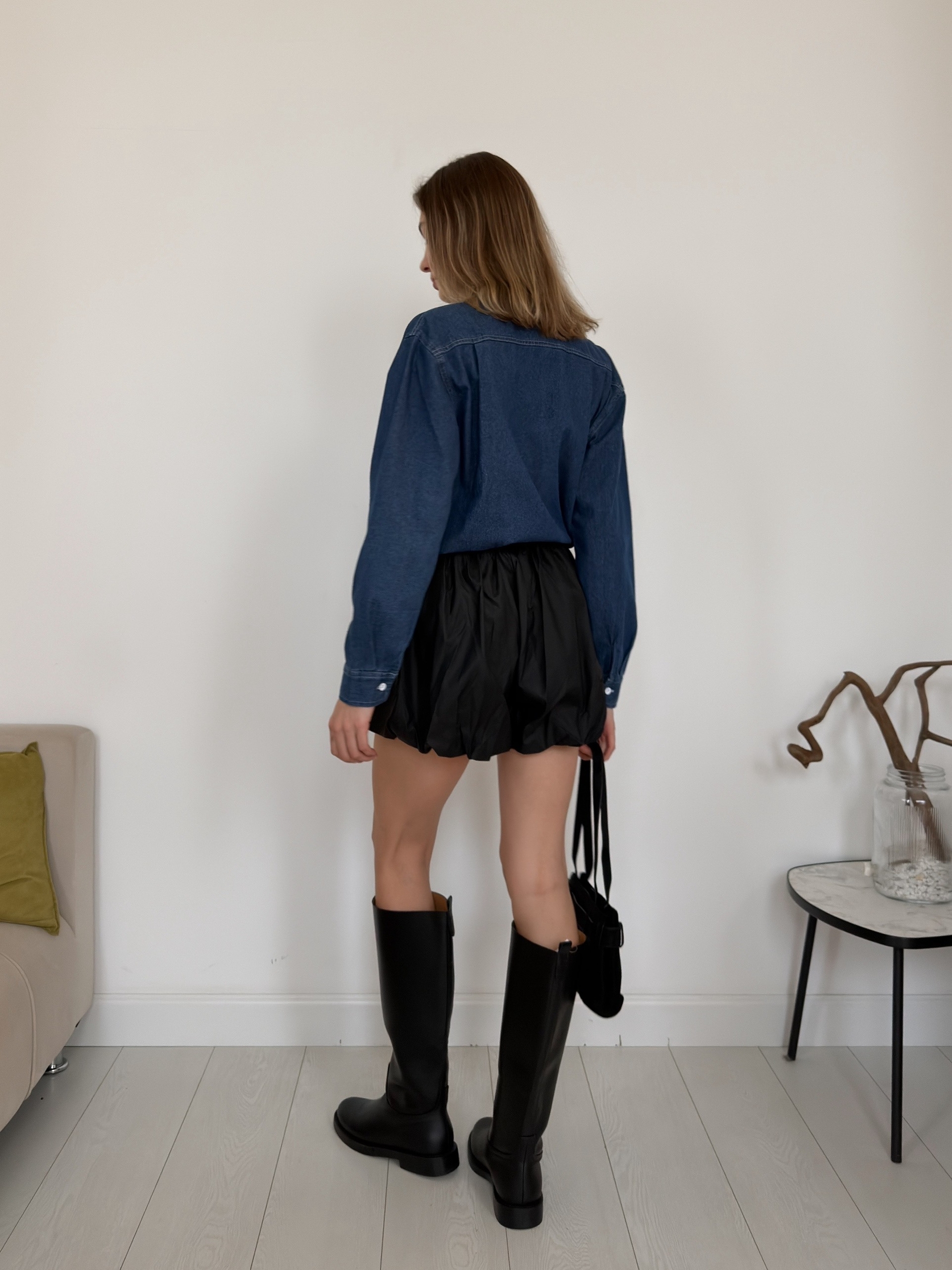 Шорты баллон 5515 кожа