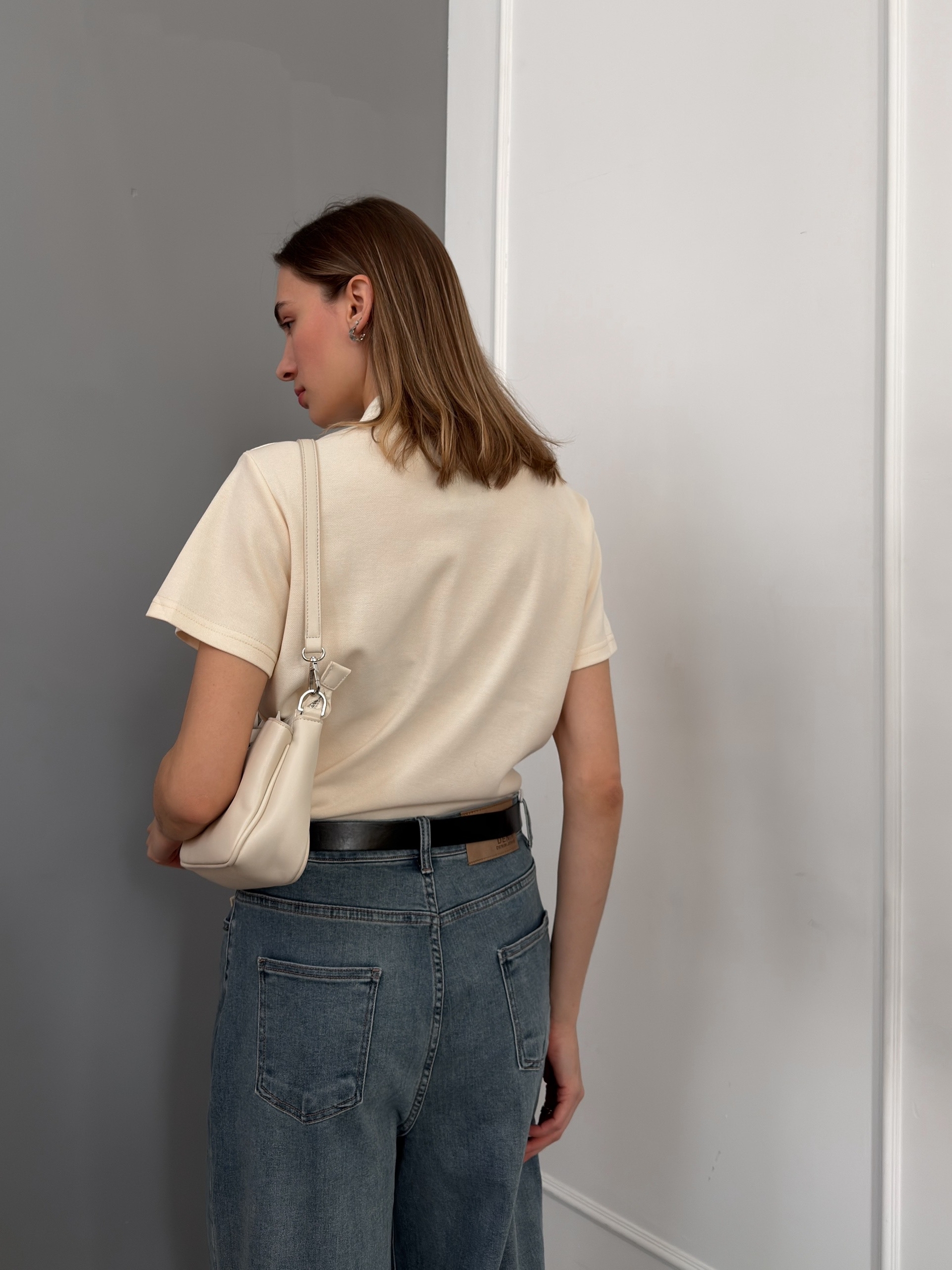 Футболка поло shandu 9184 нашивка