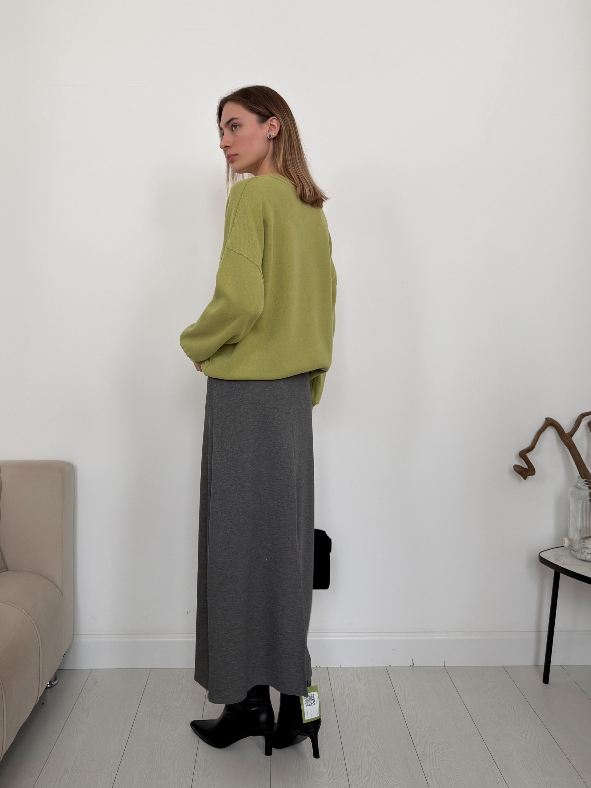 Юбка трикотаж 803 с завязками