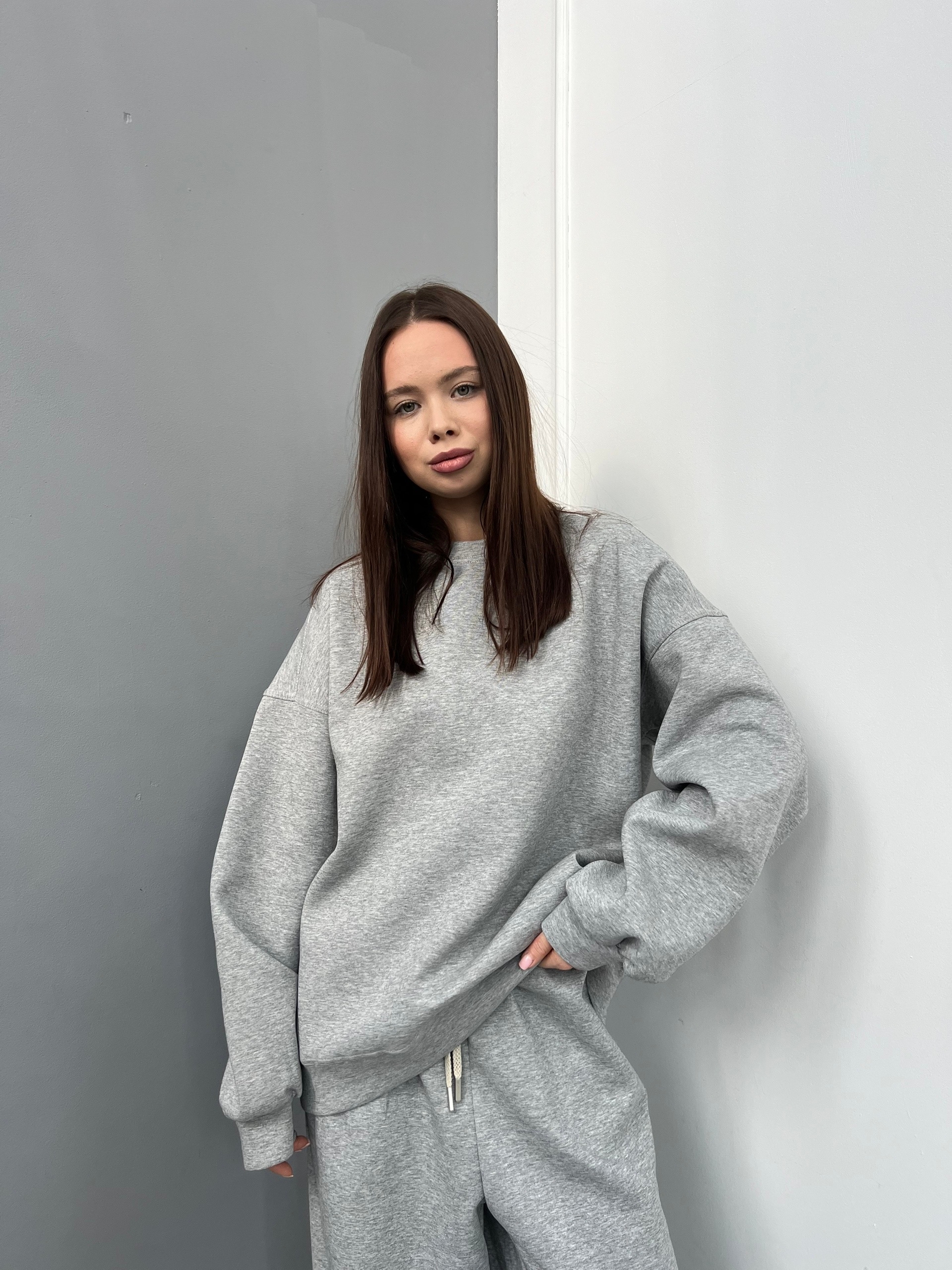 Свитшот W 9524 однотон