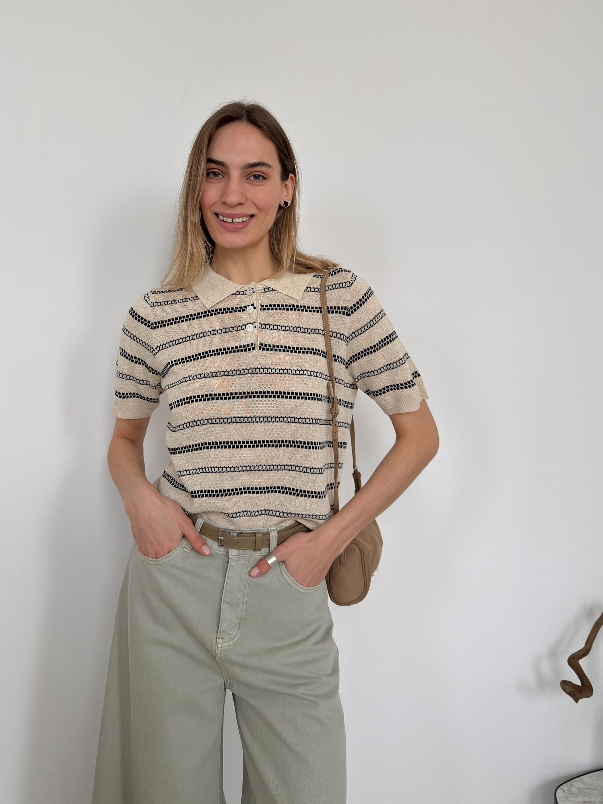 Поло трикотаж полоска 0758 i miss ground