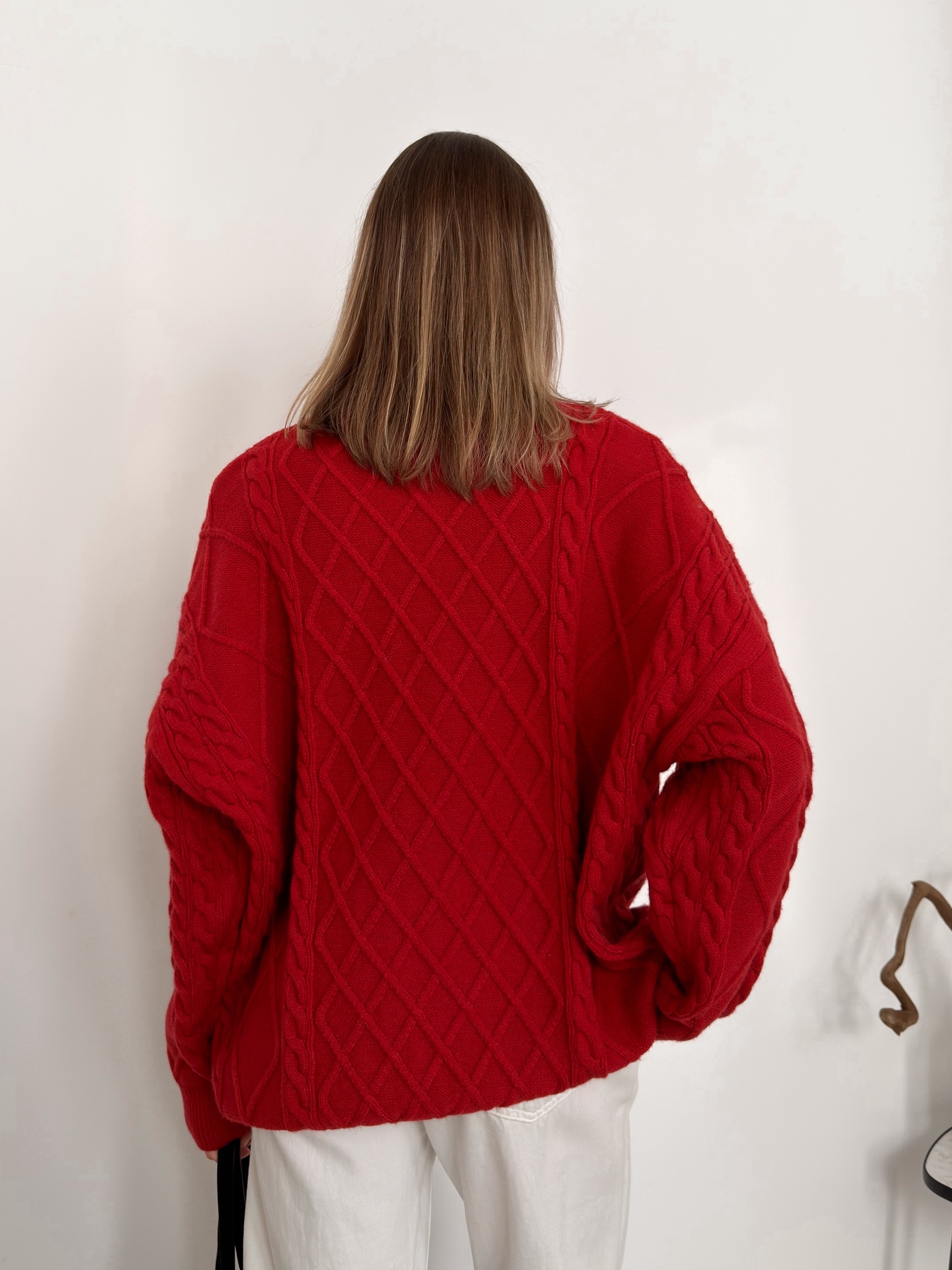 Свитер China 12680 оверсайз узор